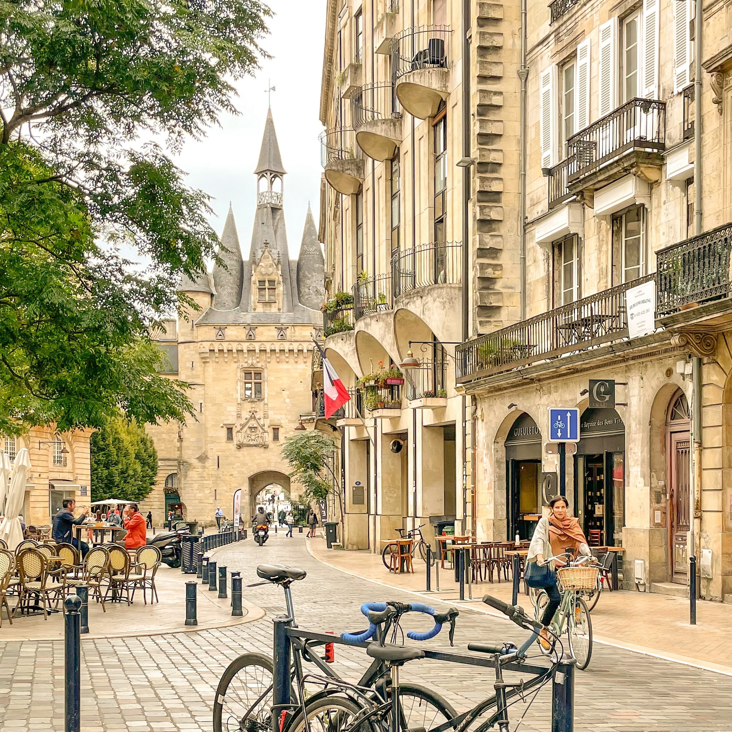 Bordeaux is such an idyllic city to wander around or bike through in the southwest of France with pretty castle like buildings and winding stone roads ~ along with so many nearby vineyards and chateaus to visit! 🍷

Definitely add Bordeaux to your tr