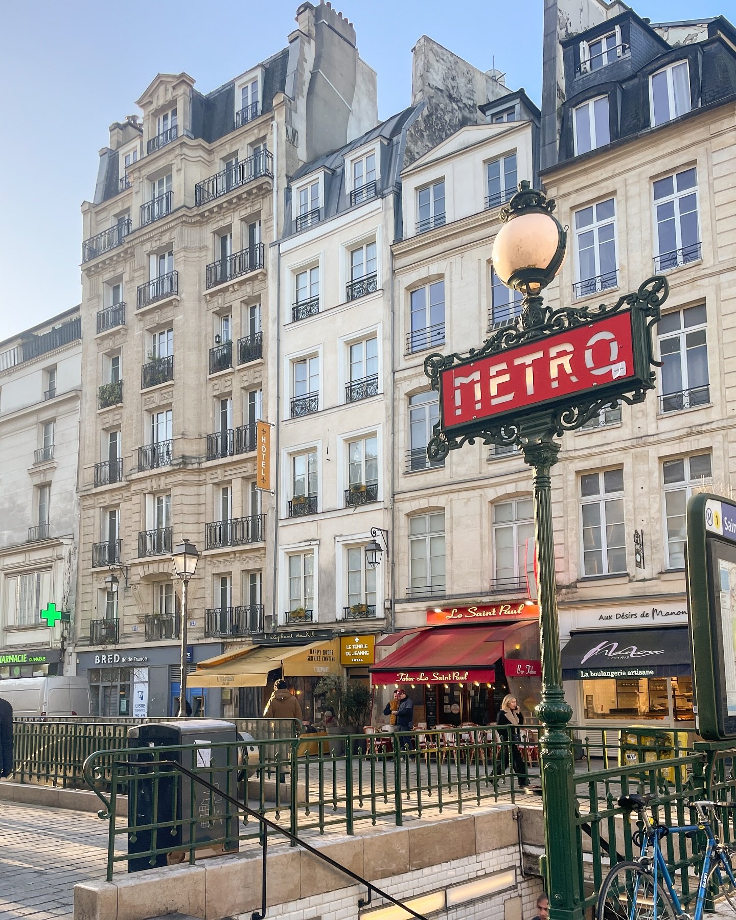 definitely make sure when you come to Paris that you spend time exploring the Saint Paul neighbourhood in the Marais, it has many charming boutiques, bars, restaurants, museums &amp; churches and lovely narrow winding streets to wander down! If you w