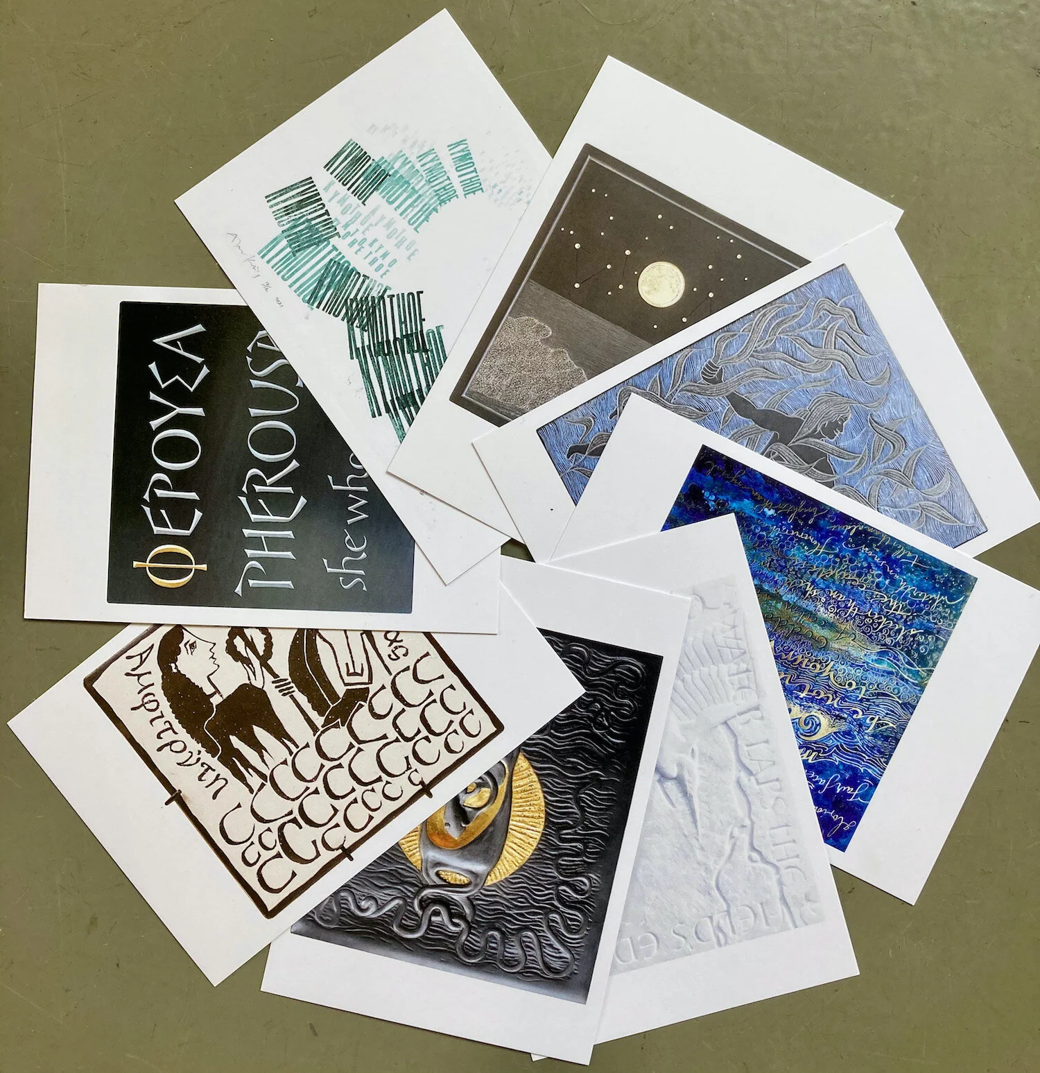 Nereids Post Card pack