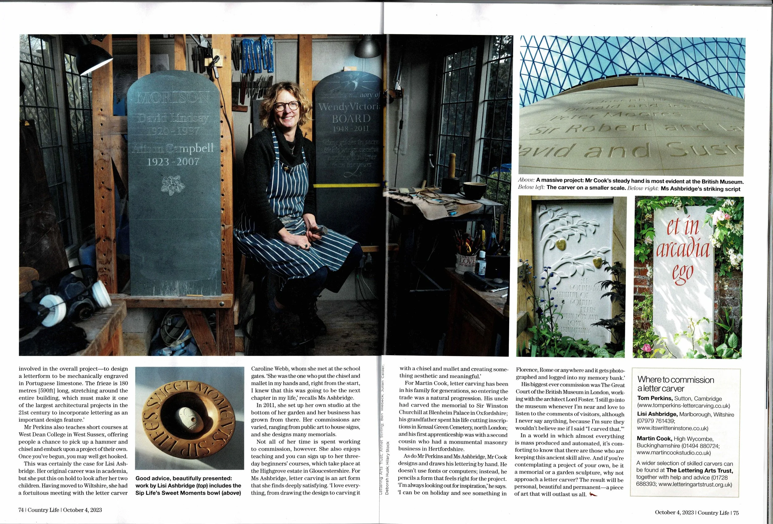 LAT in Country Life, October 2023