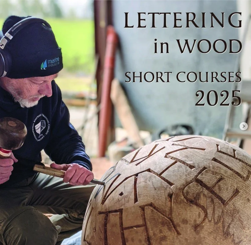 Letter Carving Courses for all Levels