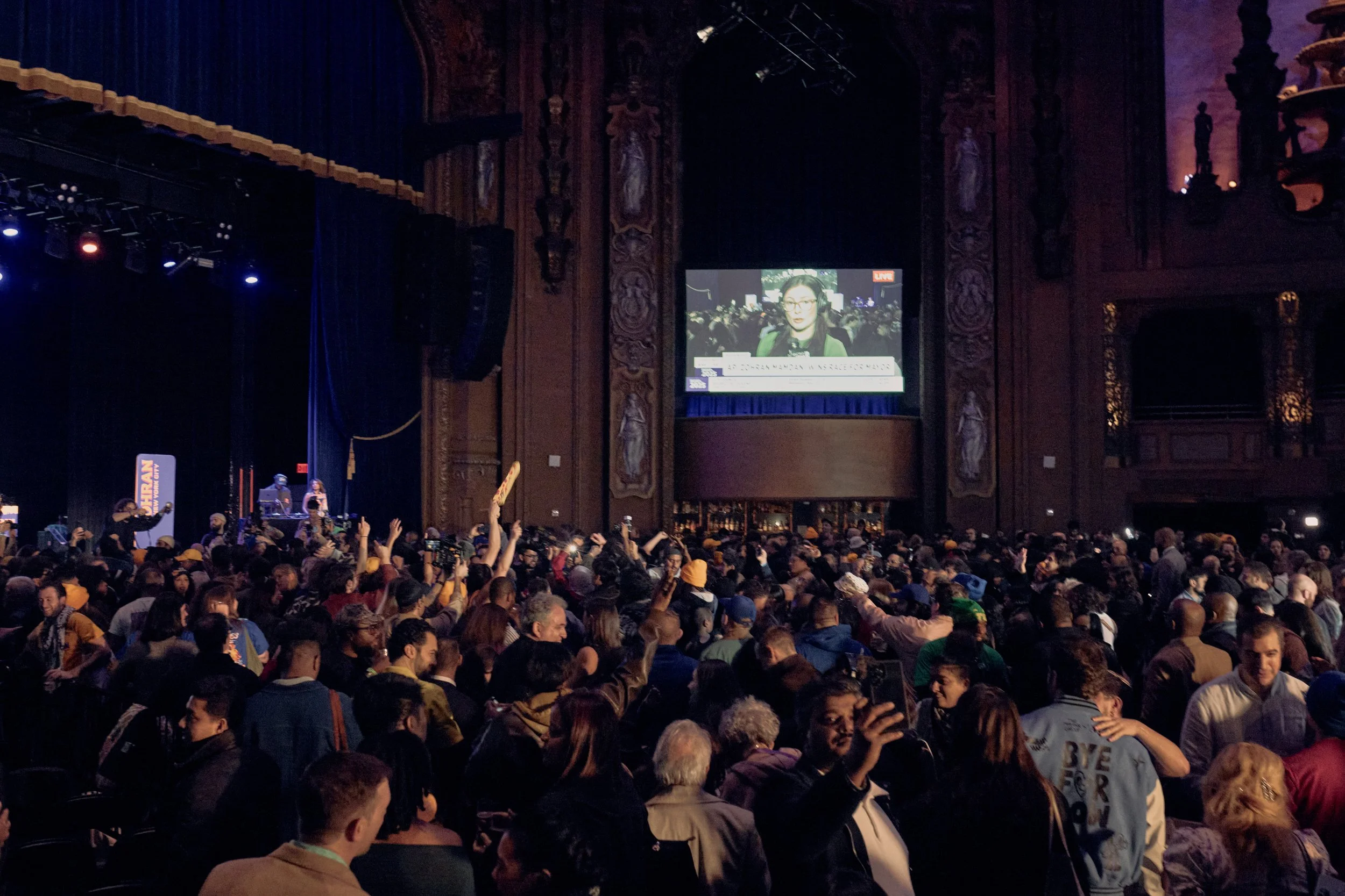 Zohran Mamdani at Brookyn Paramount for Documented