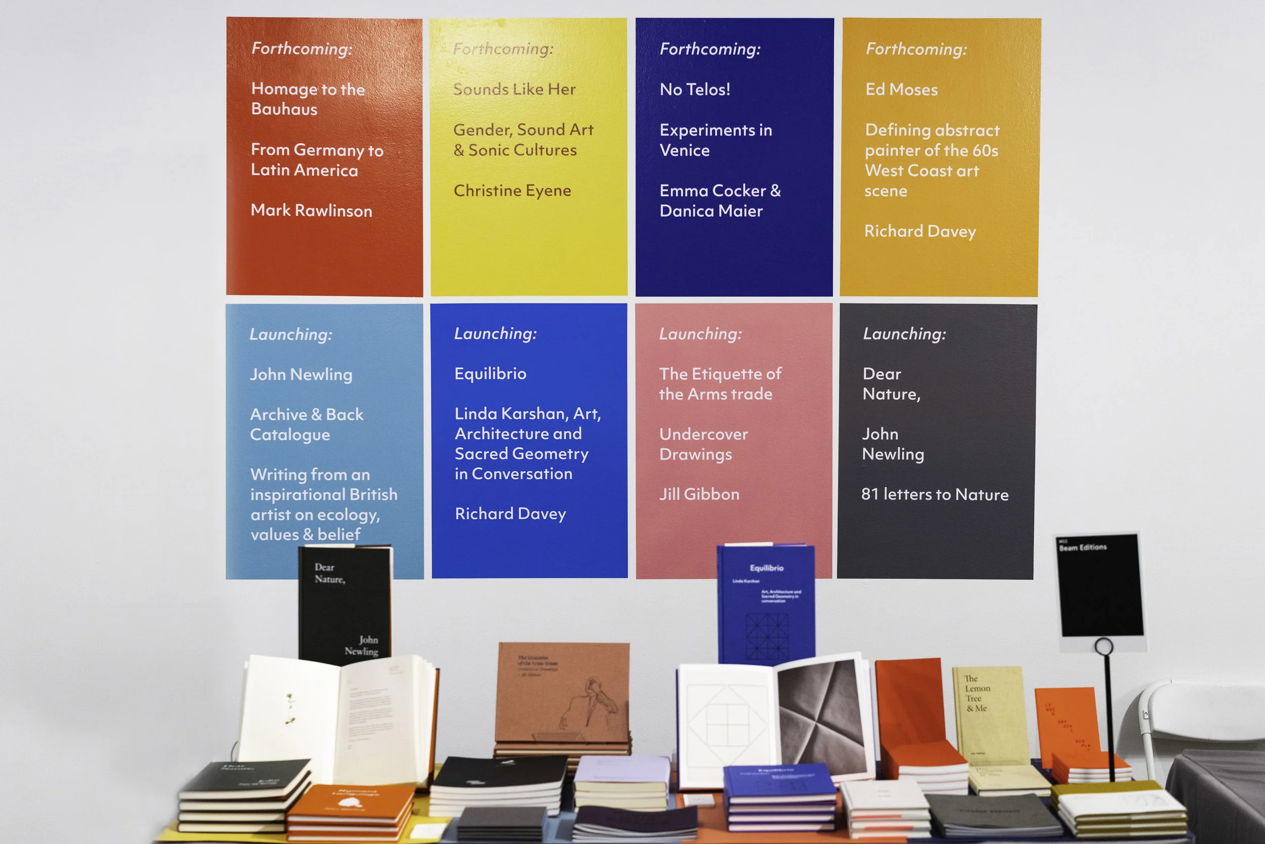 Launches at LA Art Book Fair