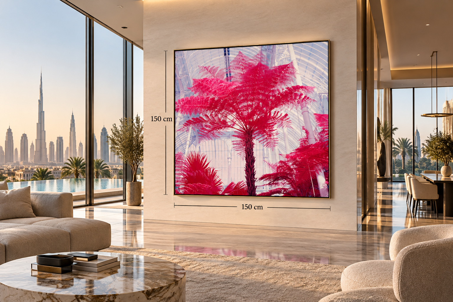 Dubai Villa with Pink Conservatory Artwork.png