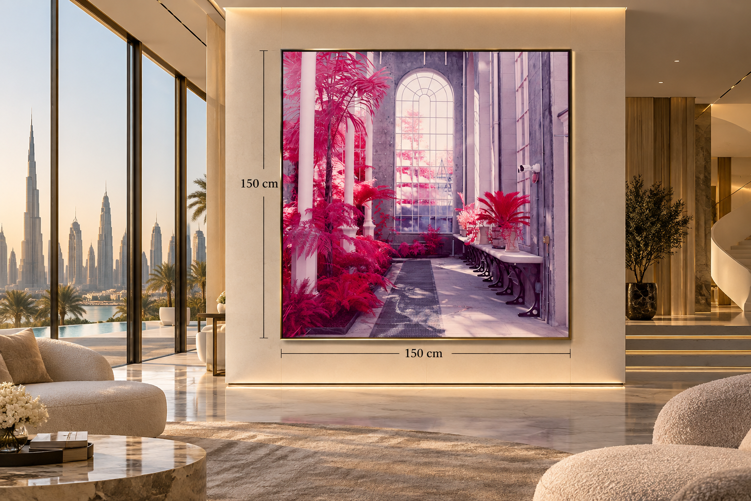 Luxury Interior with Pink Conservatory Artwork.png