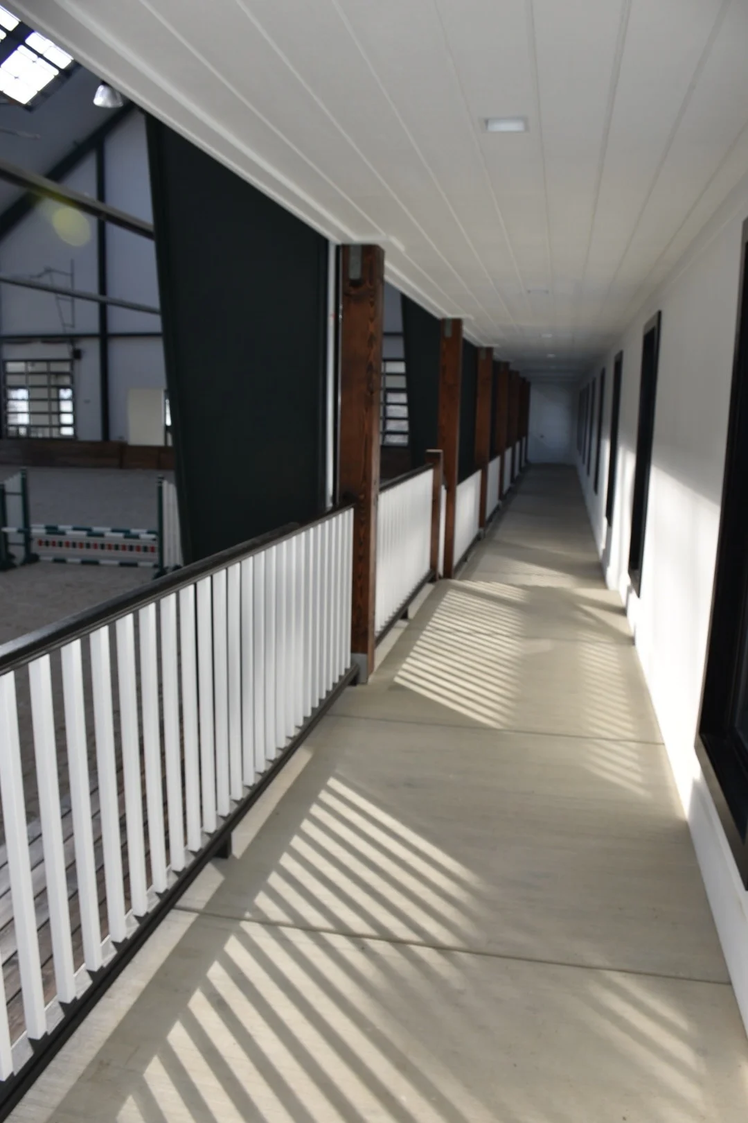 Walkway of Indoor arena