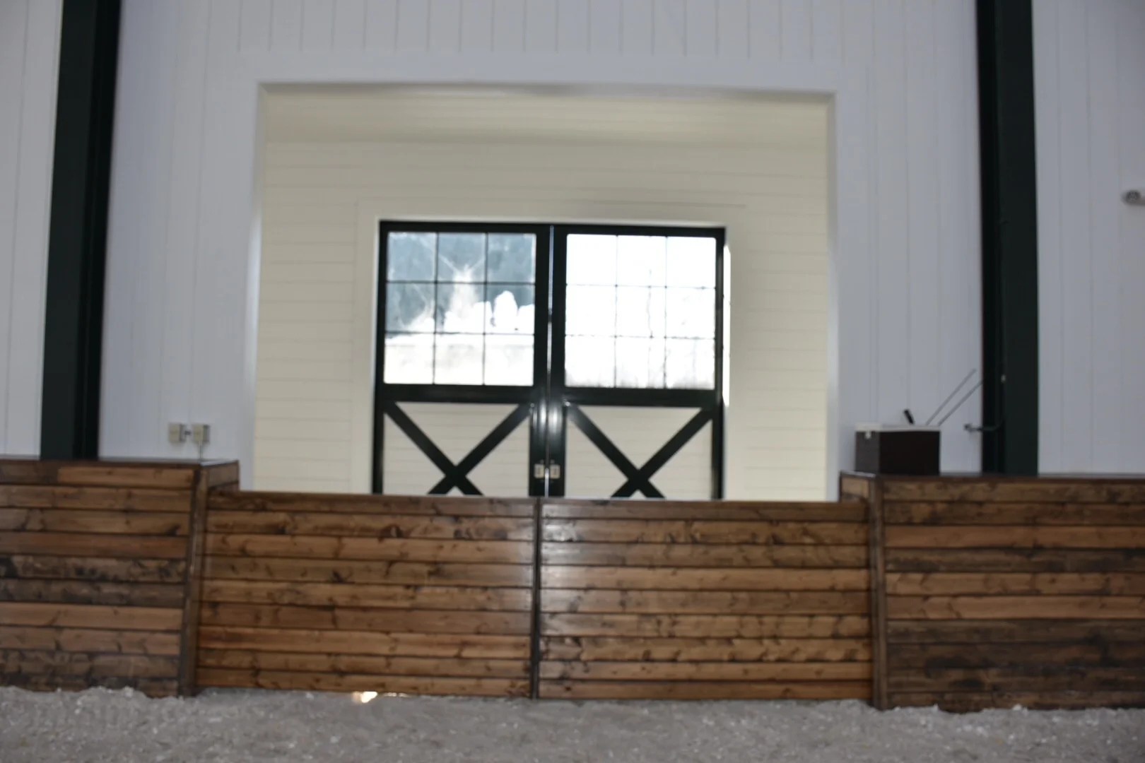 Indoor arena gates