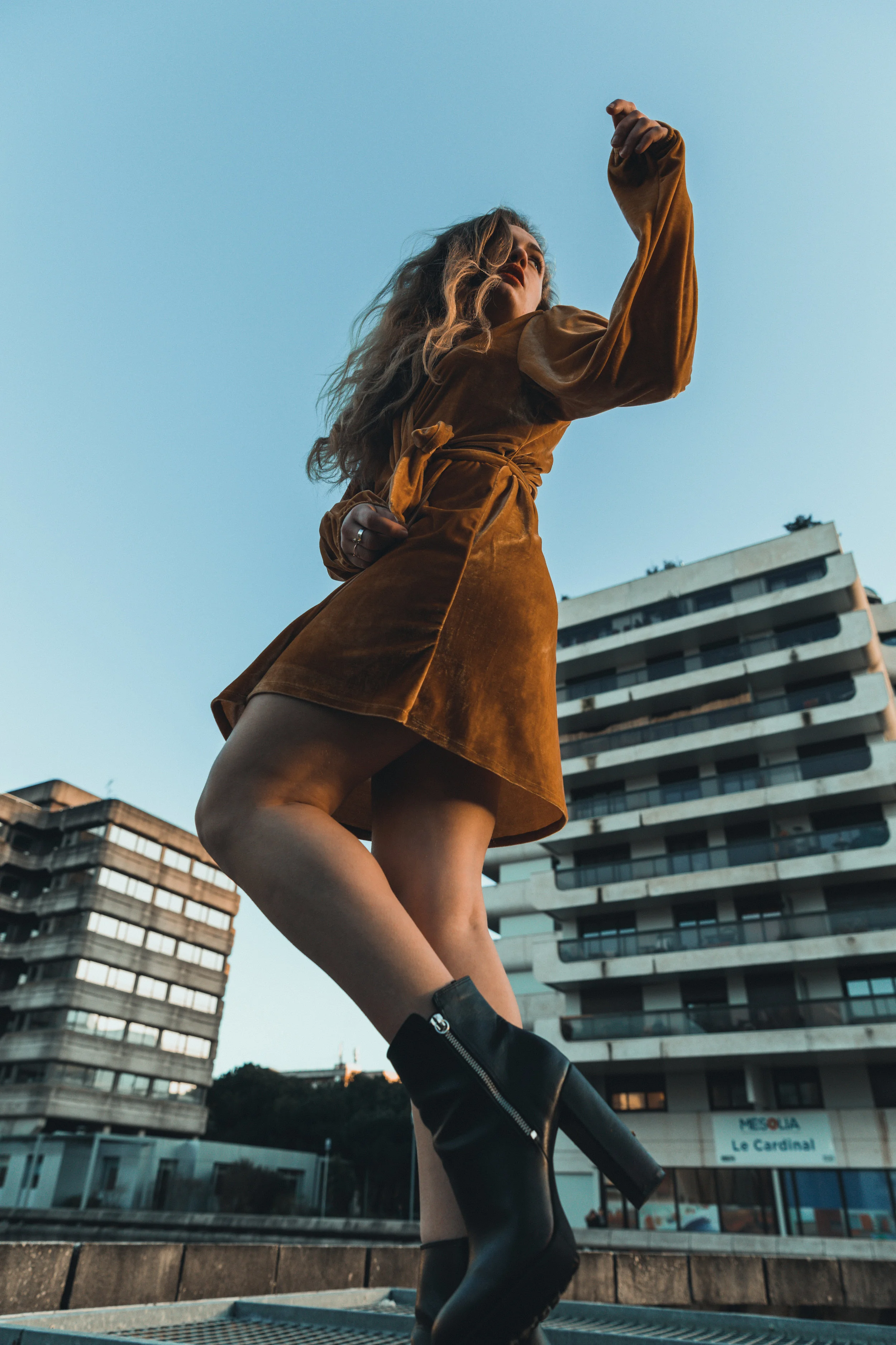 Robe velours