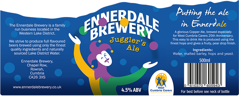 The label maintains the same style as the other Ennerdale Brewery ales, with its iconic mountain range outline. Bold colours and illustration were used to create a special celebratory feel for the milestone anniversary.