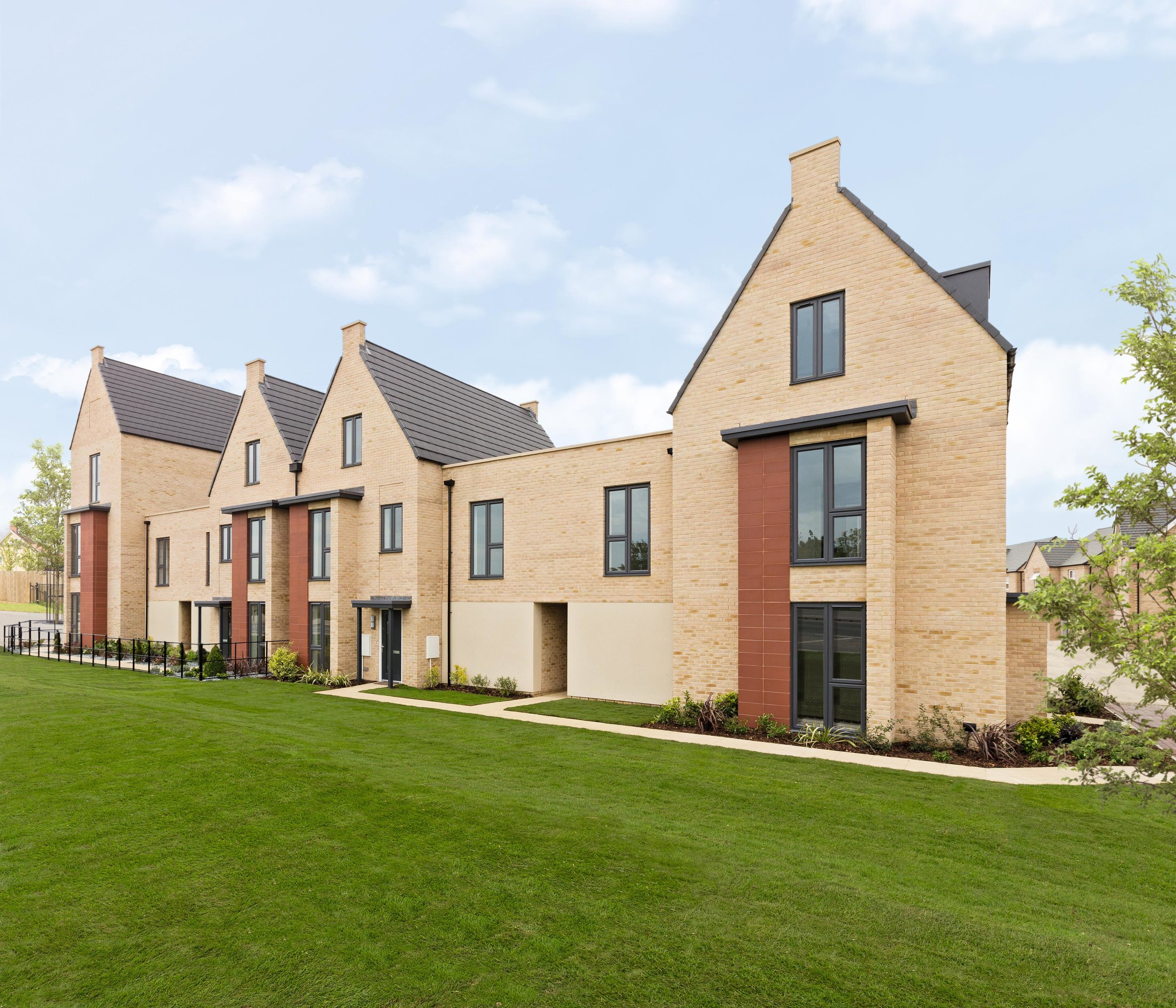  Street scene at Bloor Homes’ Northstowe development 