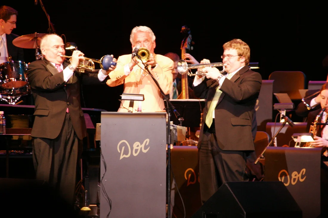 On tour with the Doc Severinsen Big Band, 2007