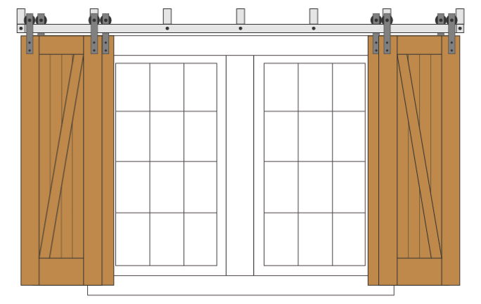 Bypass System - 3/4 Doors