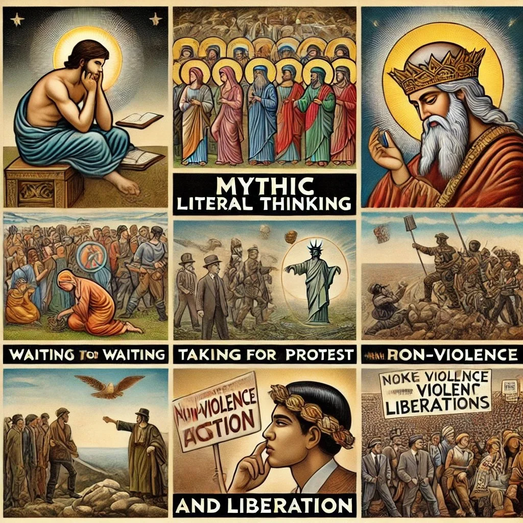 The Misconception of Divine Intervention in Ending Suffering: Mythic Literal Thinking and Its Impact on Liberation Struggles