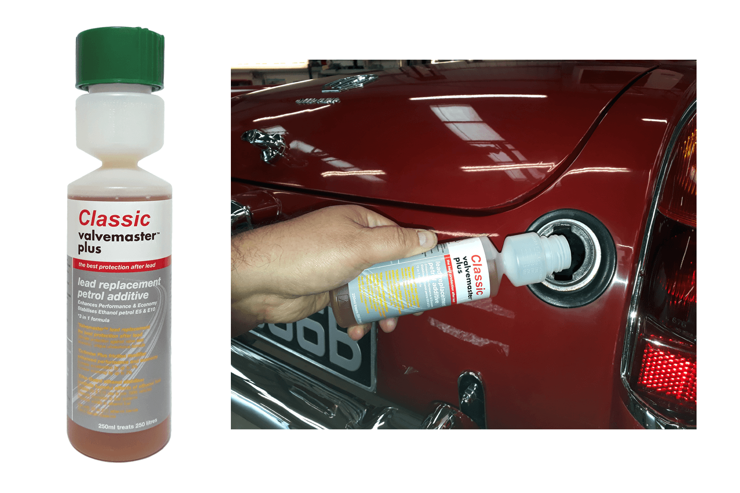Valvemaster Plus being added to fuel tank