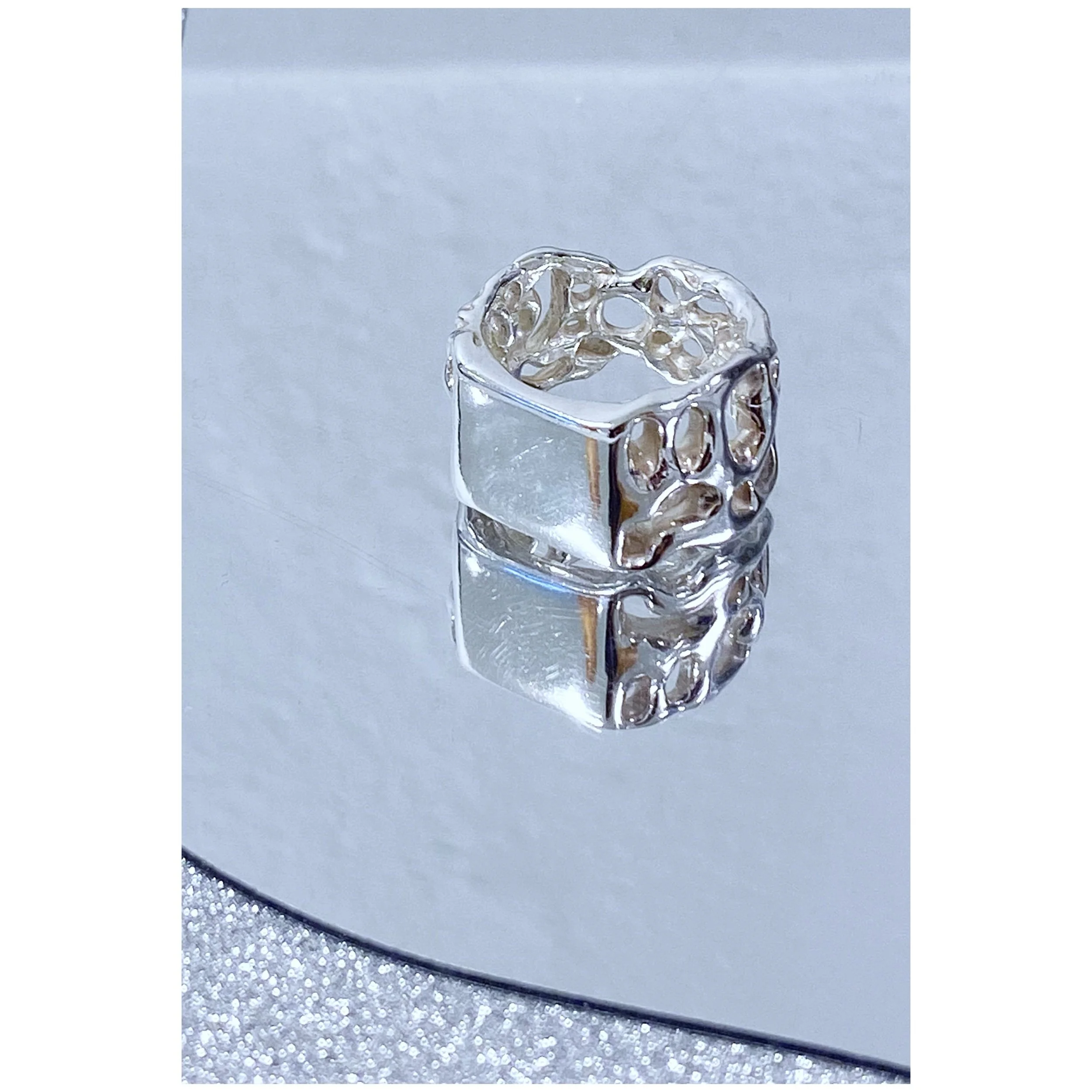 JRS Coral Sad Signet Ring