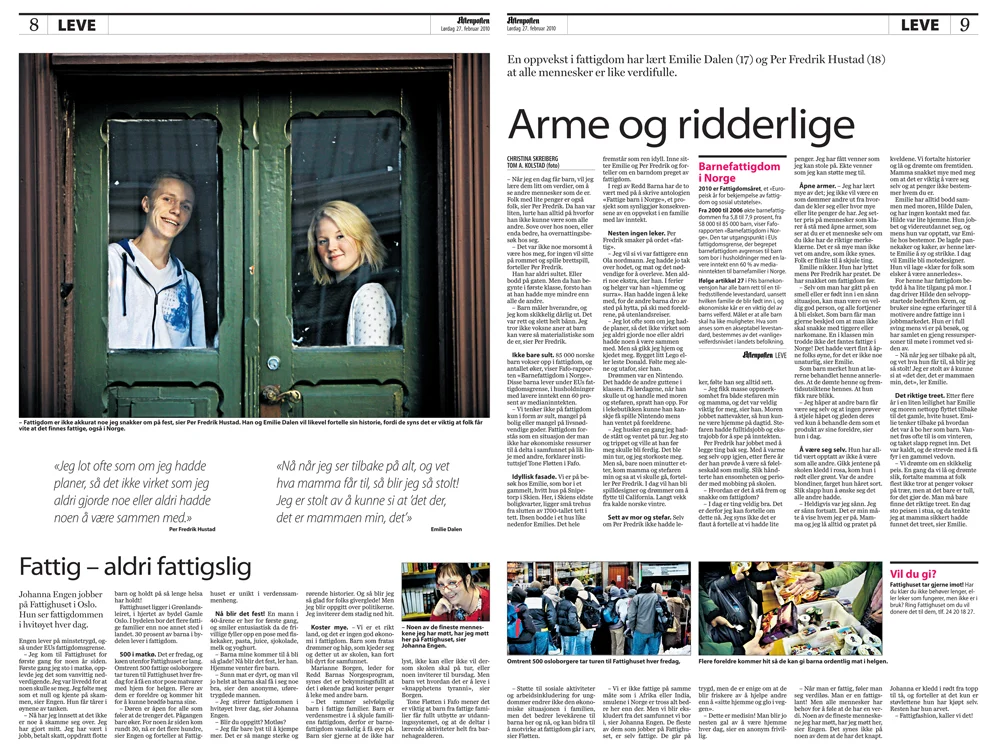  Article for Aftenposten 