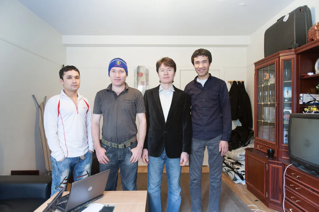 Ismail, Javed, Nabi & Amin, from Afghanistan.