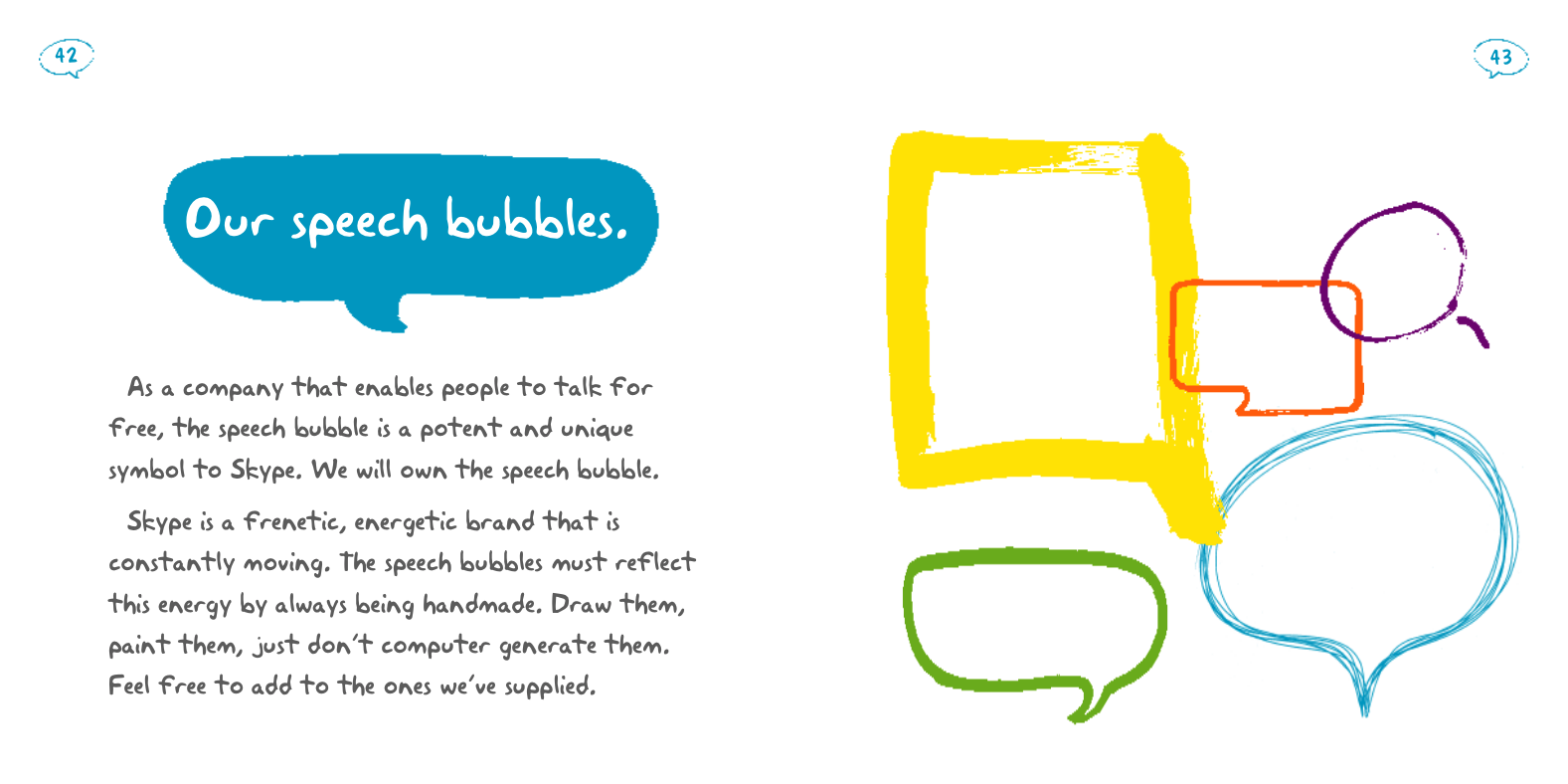 Page from Skype’s official Style Guide.