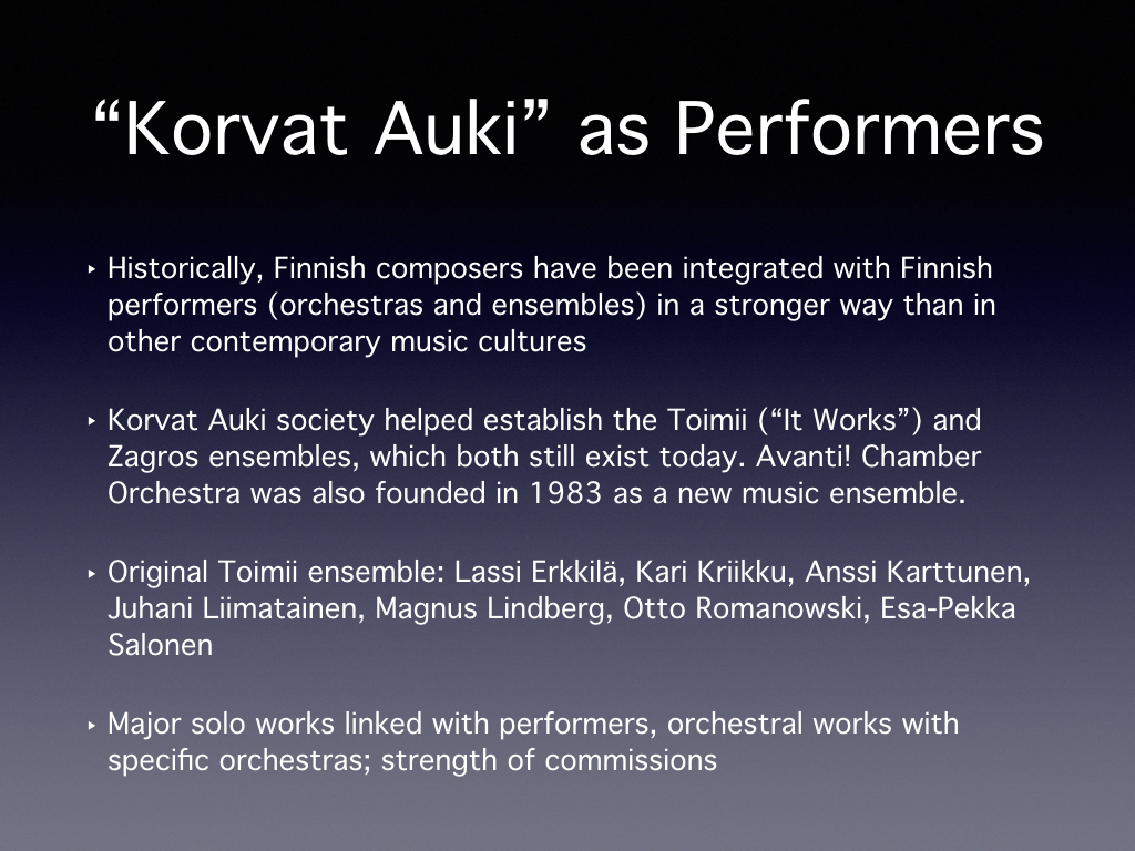 "Korvat Auki" as Performers