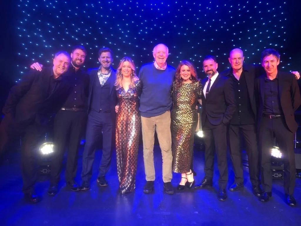 With Sir Tim Rice, February 2023