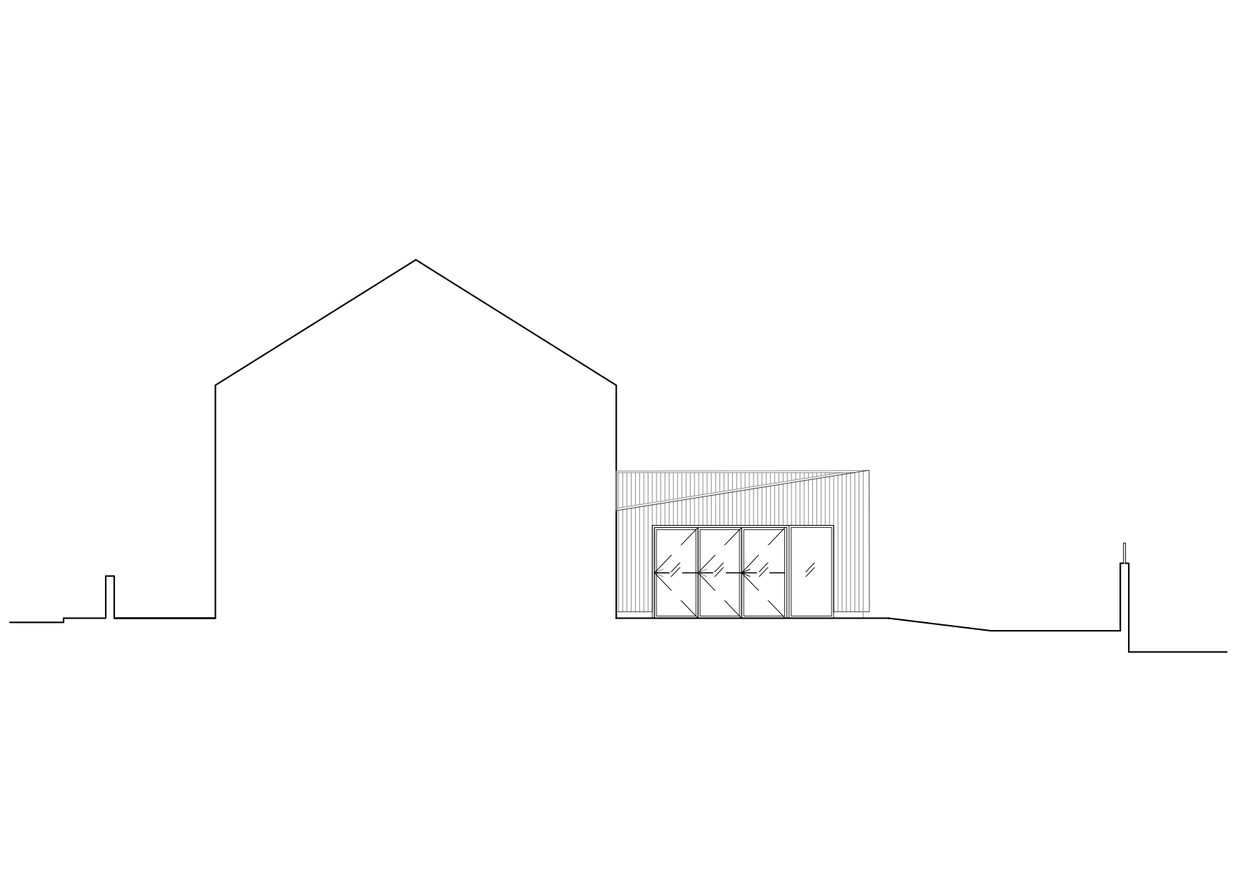 PROPOSED WEST ELEVATION