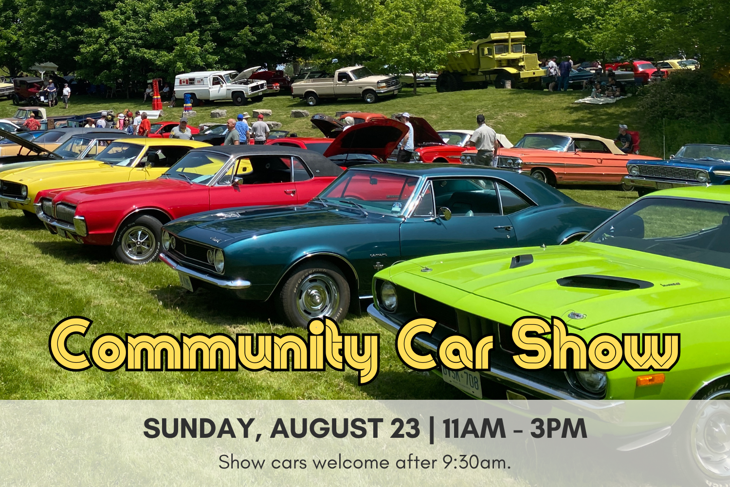 August Community Car Show