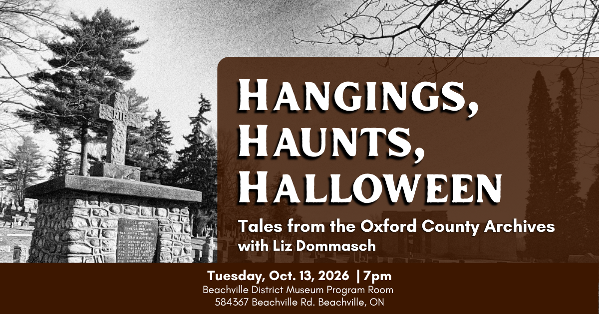 Speaker Series: Hangings, Haunts, and Halloween