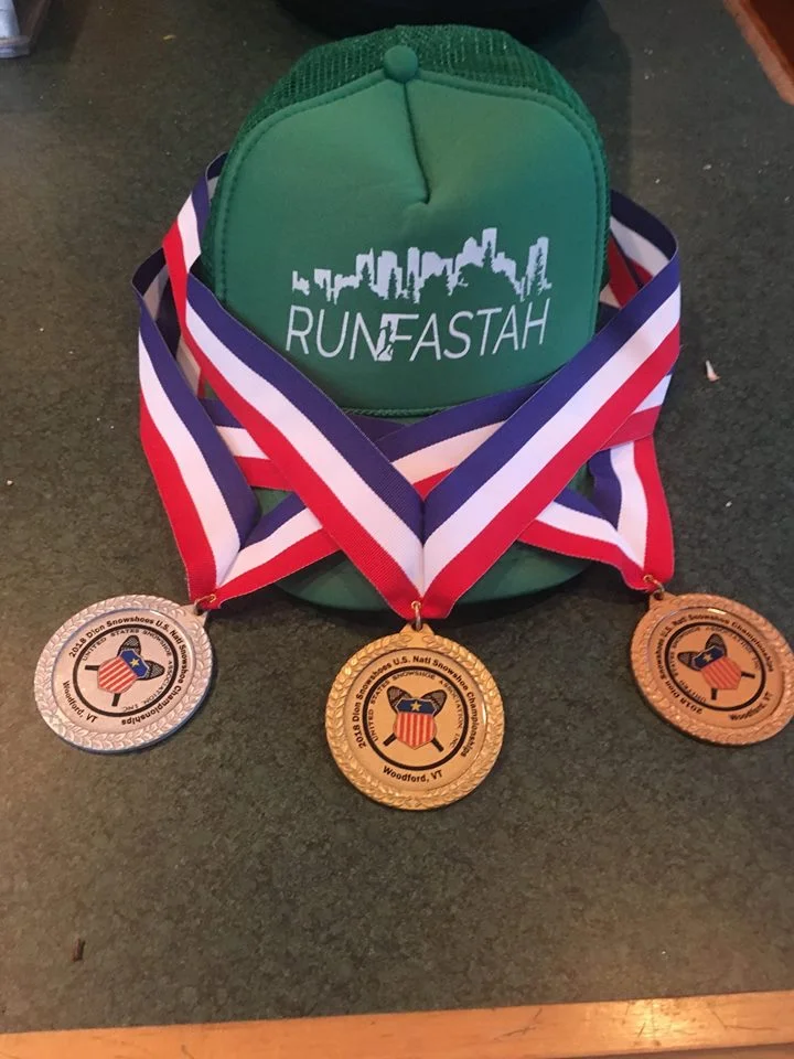 Weekend swag! Bronze in my age group. Silver in the 10K team. Gold in the relay!
