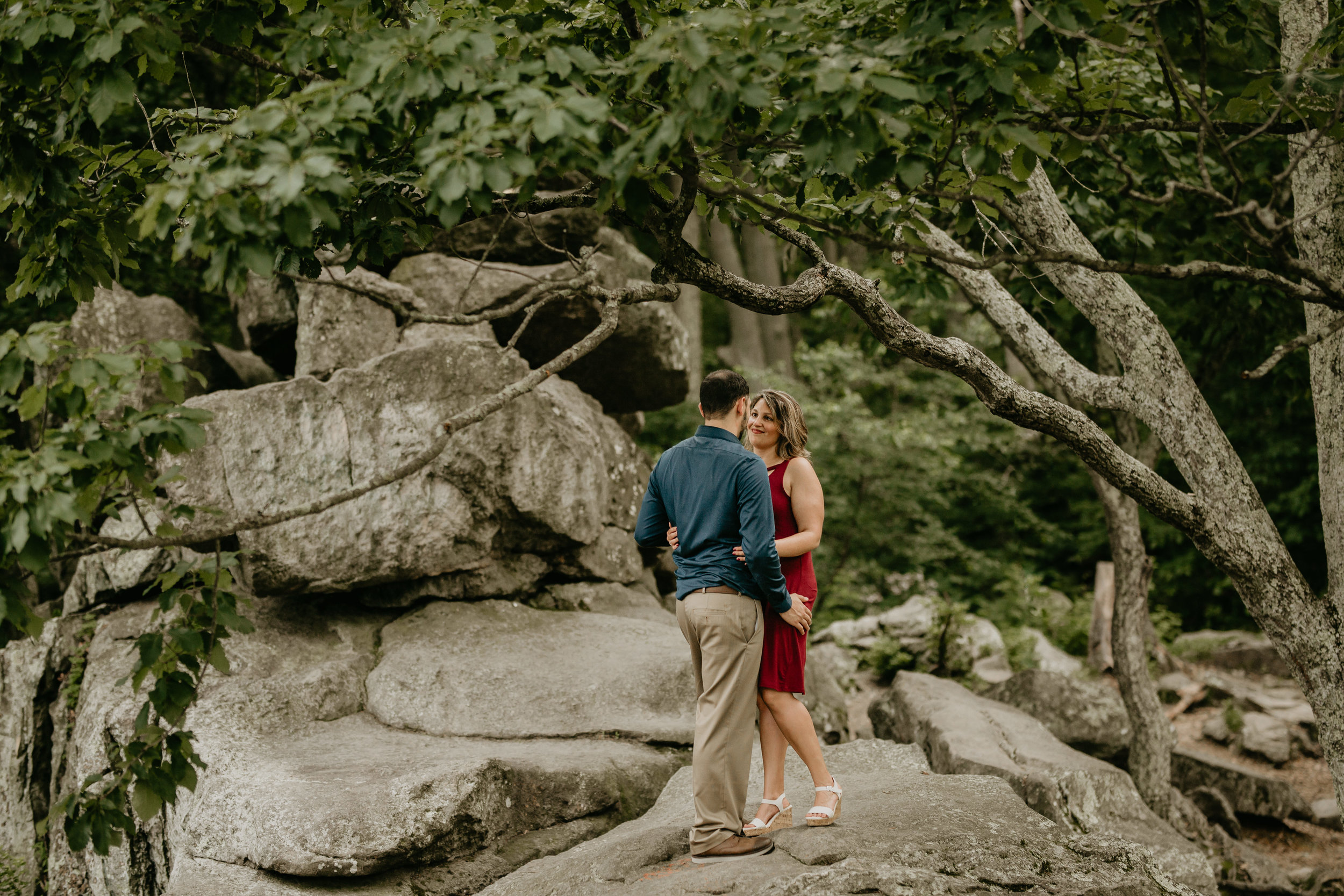 Nicole-Daacke-Photography-rock-state-park-overlook-king-queen-seat-maryland-hiking-adventure-engagement-session-photos-portraits-summer-bel-air-dog-engagement-session-18.jpg