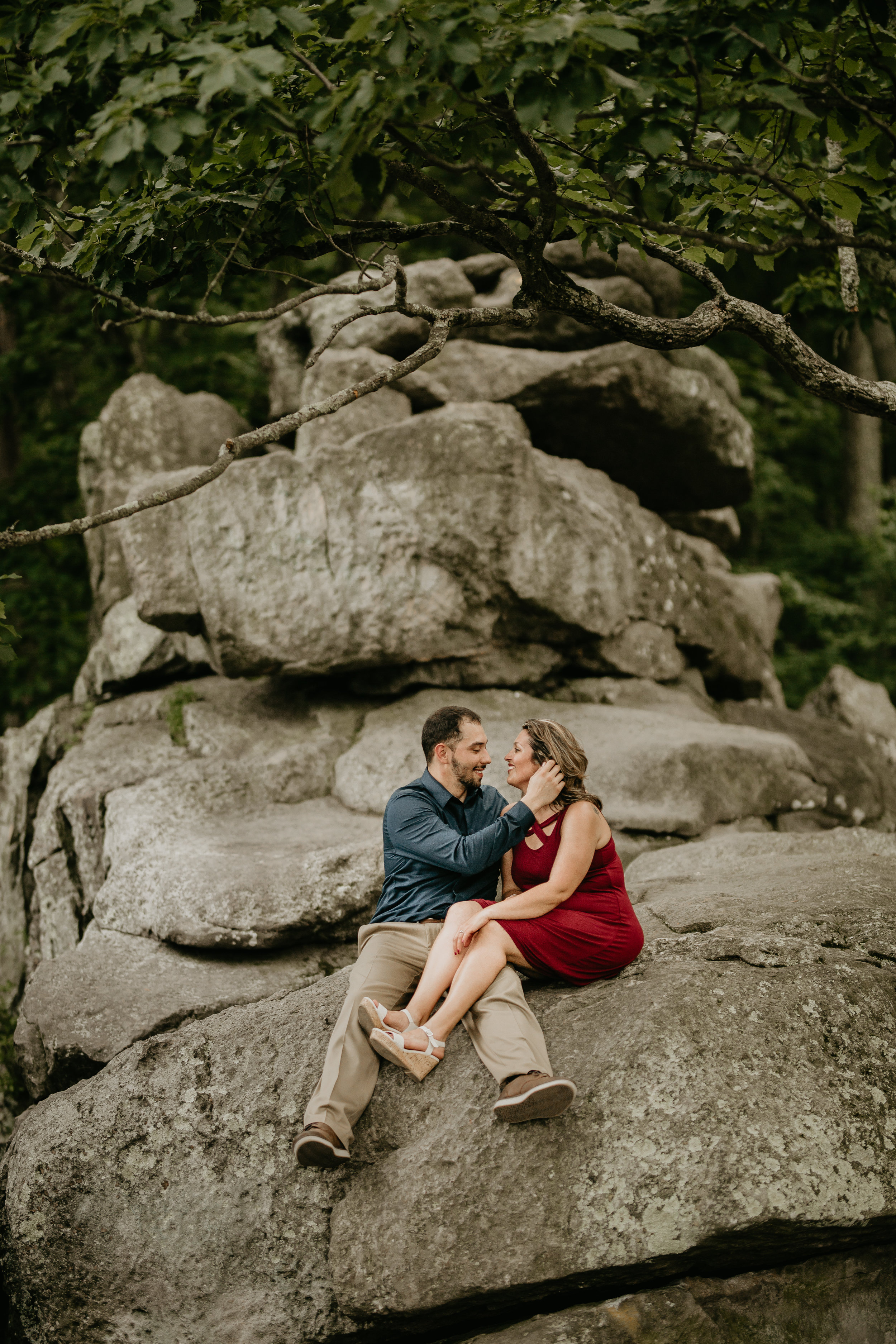 Nicole-Daacke-Photography-rock-state-park-overlook-king-queen-seat-maryland-hiking-adventure-engagement-session-photos-portraits-summer-bel-air-dog-engagement-session-19.jpg