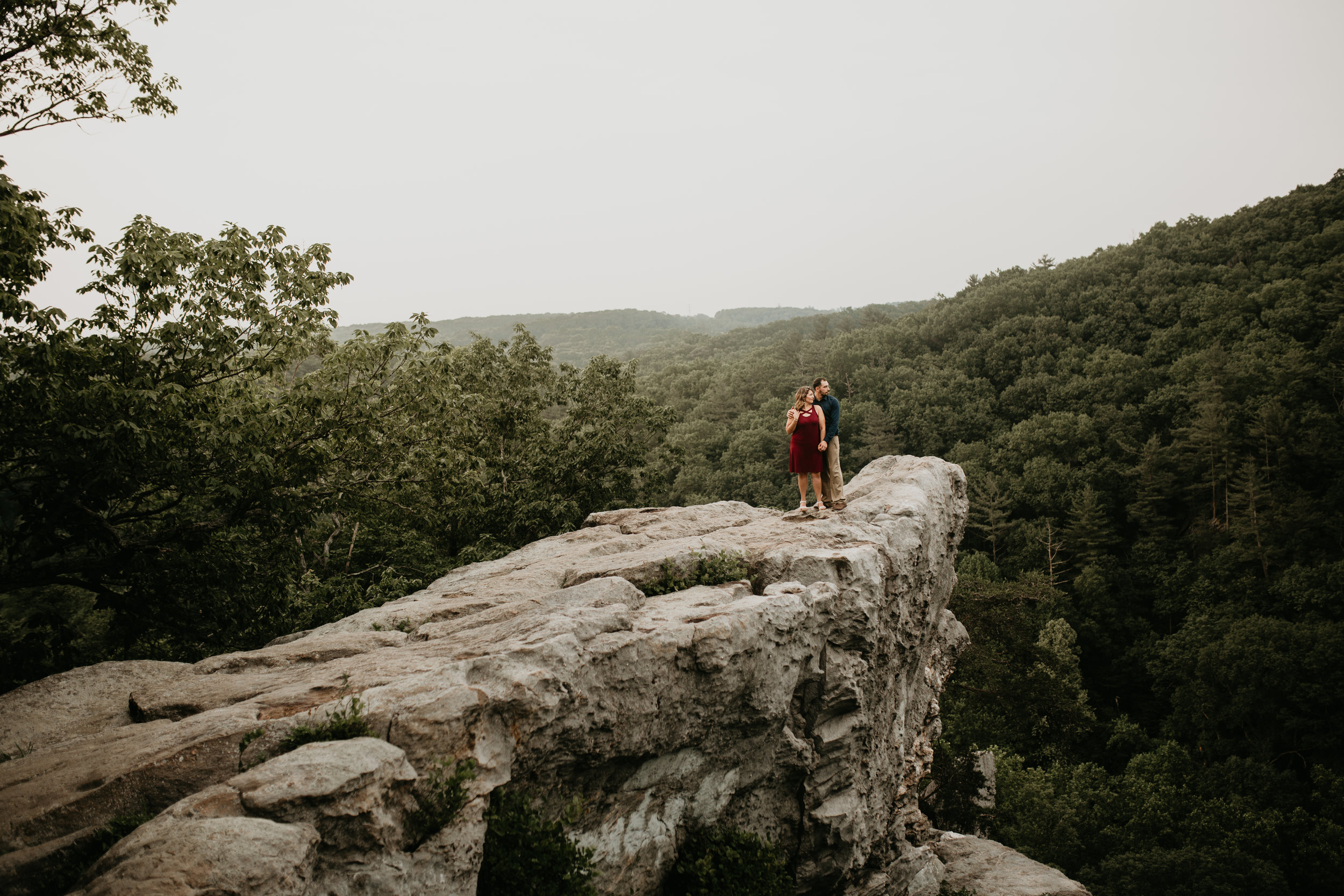 Nicole-Daacke-Photography-rock-state-park-overlook-king-queen-seat-maryland-hiking-adventure-engagement-session-photos-portraits-summer-bel-air-dog-engagement-session-24.jpg