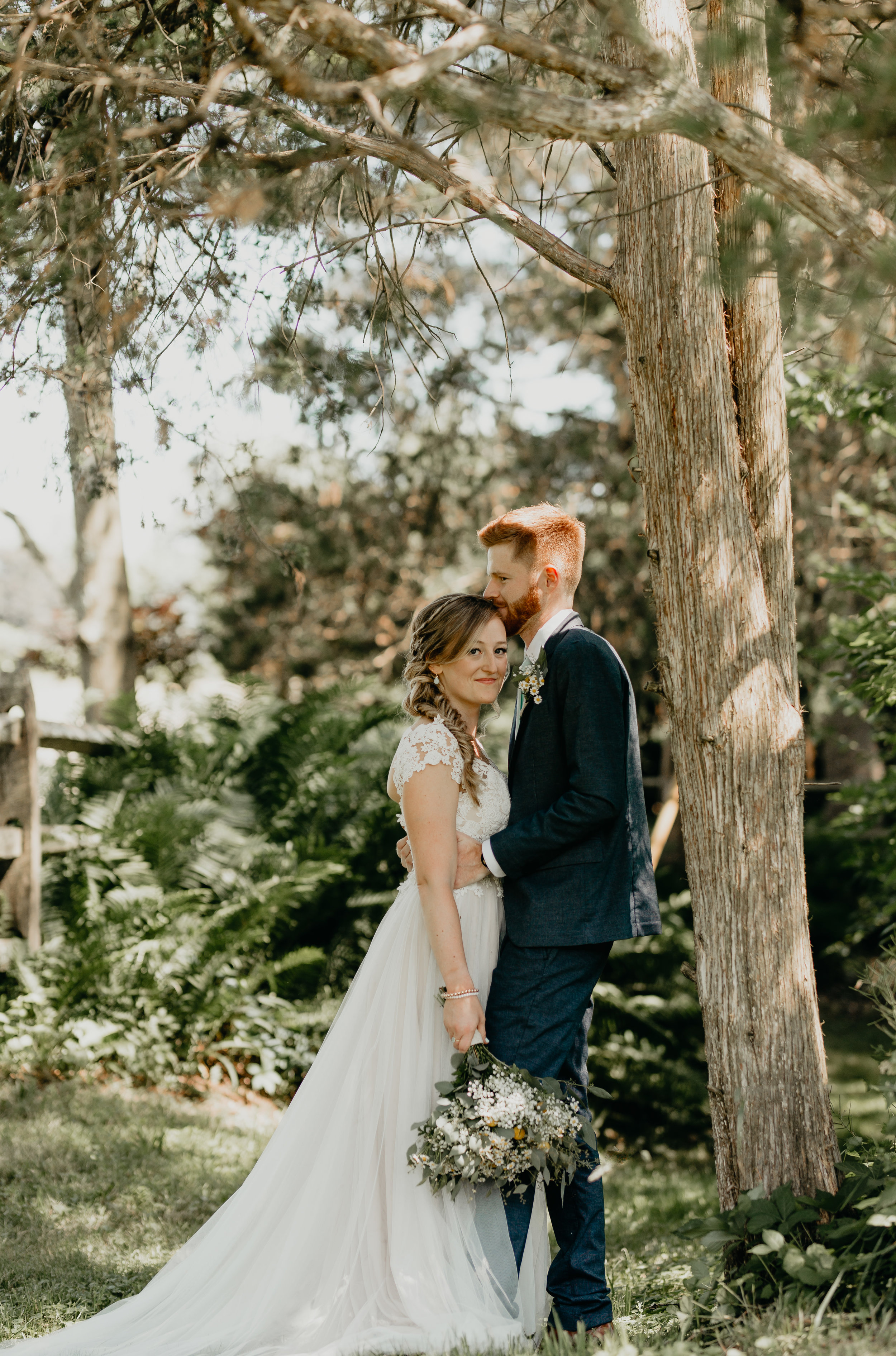 Nicole-Daacke-Photography-pennsylvania-laid-back-outside-backyard-wedding-family-summer-june-maryland-barefoot-bride-woodland-trees-sunset-couple-16.jpg