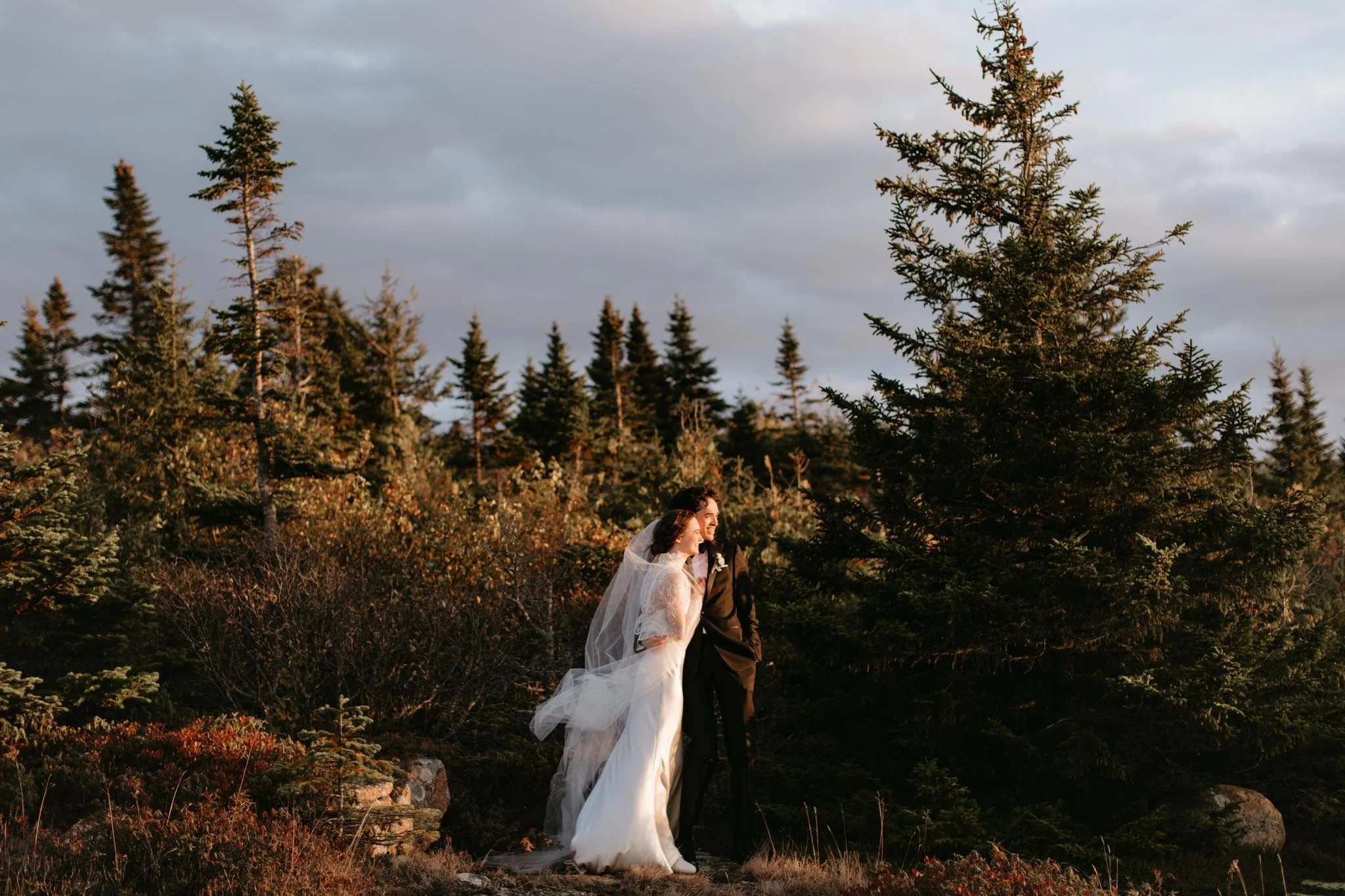 Bar Harbor Elopement with Guests