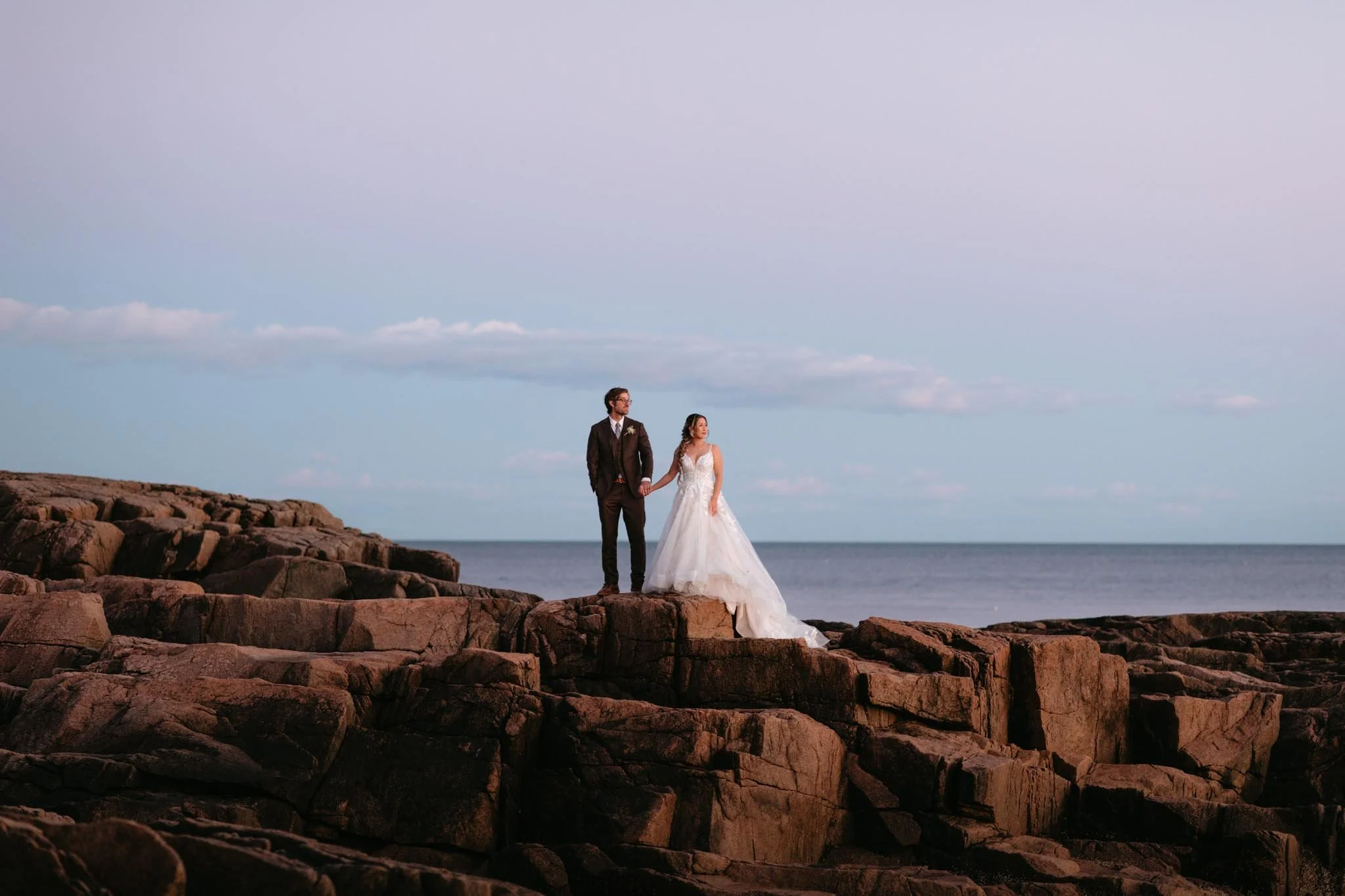 Cliffside Elopement in Acadia National Park