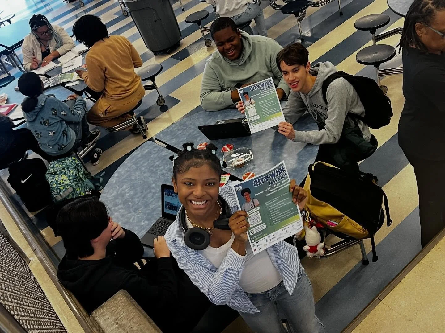 Our CAS team was at School 58 helping students and families complete their FAFSA 🙌

They also want to make sure you know about our citywide FAFSA event coming up!

🗓 April 9
⏰ 4:30&ndash;7:00 PM
📍 REOC

Visit our website for more details&mdash;we 