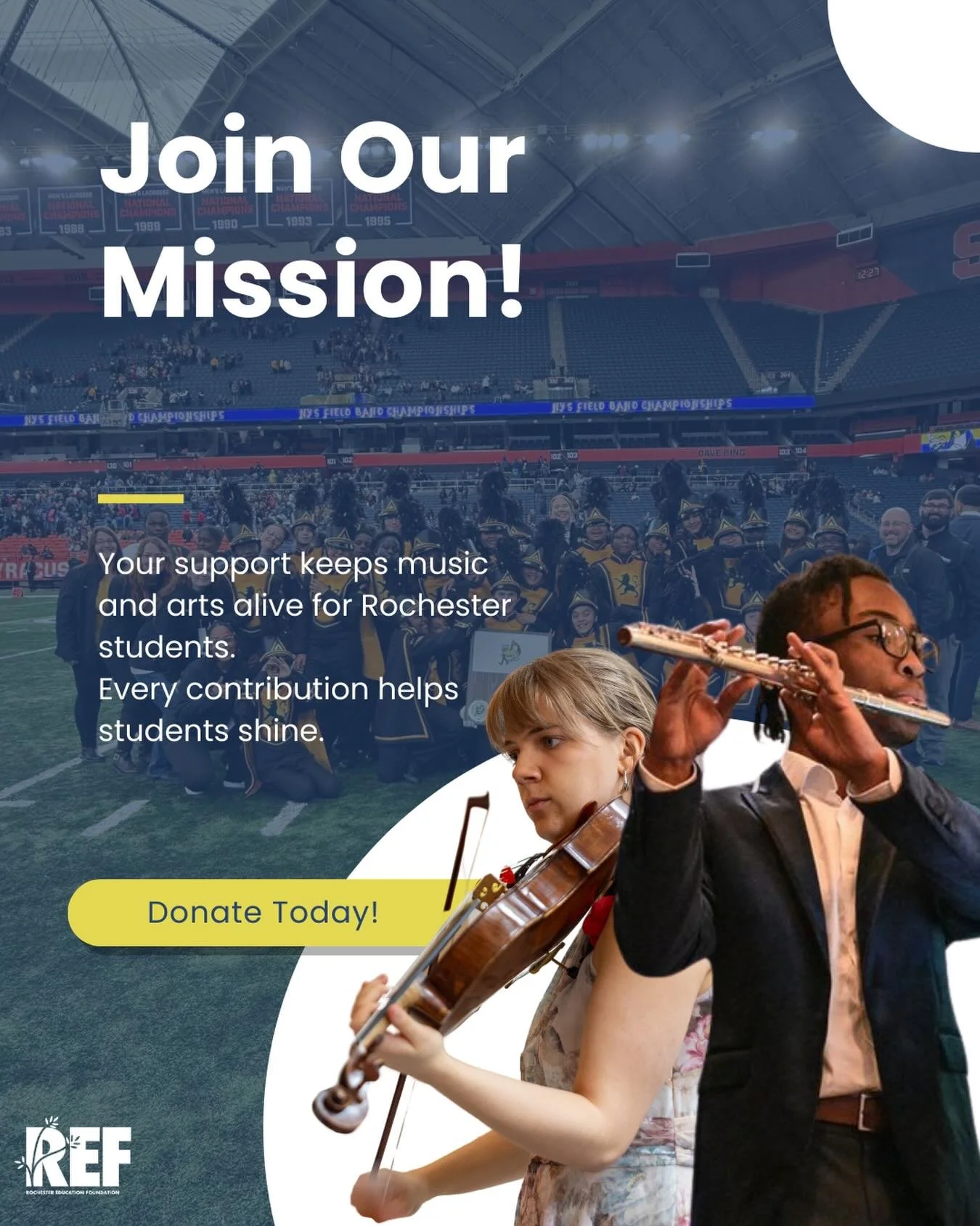 Join us and make a difference today!

Link in bio 

#rochestereducationfoundation #rochestereducation #collegeaccessandsuccess #fafsa #education #rochester #smileprogram #musicandartsforall #givebackgivebooks