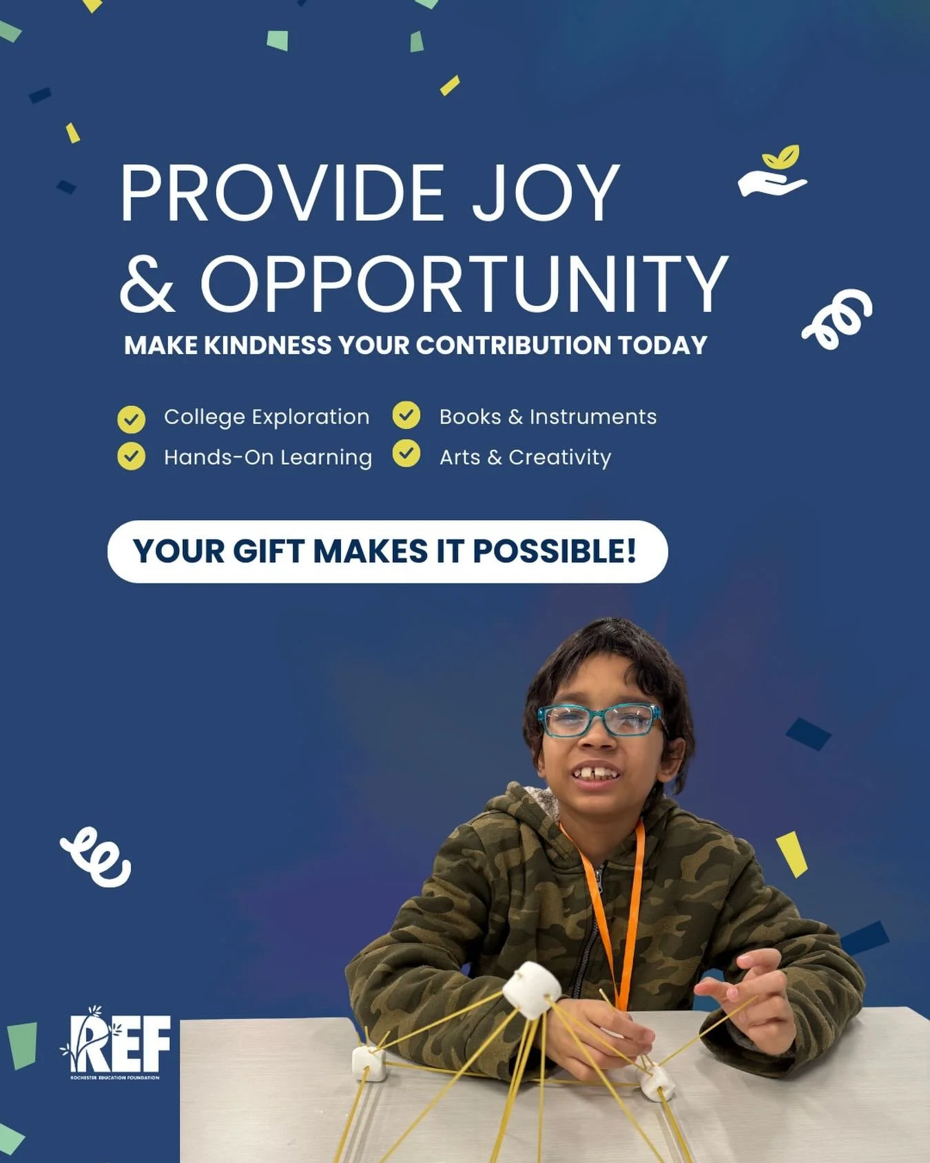 Join us and make a difference today!

Link in bio

#rochestereducationfoundation #rochestereducation #collegeaccessandsuccess #fafsa #education #rochester #smileprogram #musicandartsforall #givebackgivebooks