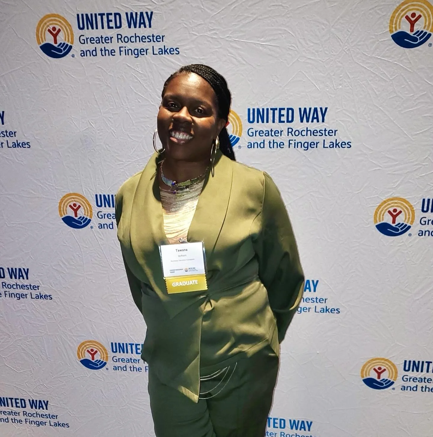 REF is so happy to celebrate Tawana with her cohort of United Way&rsquo;s African American Leadership Development Program! We look forward to see what the future brings with an amazing leader! Congratulations Tawana 💚