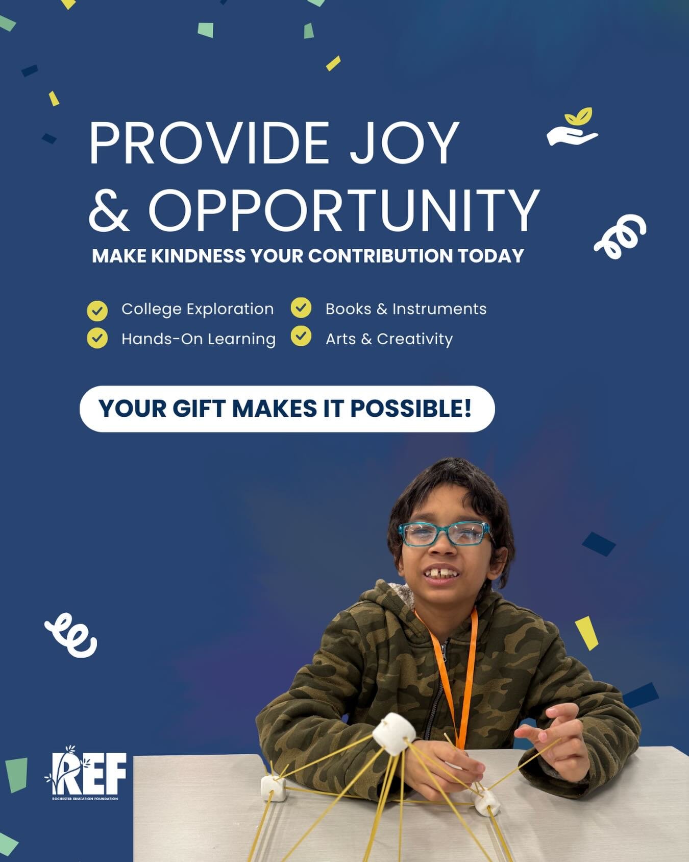 Join us and make a difference today!

Link in bio

#rochestereducationfoundation #rochestereducation #collegeaccessandsuccess #fafsa #education #rochester #smileprogram #musicandartsforall #givebackgivebooks