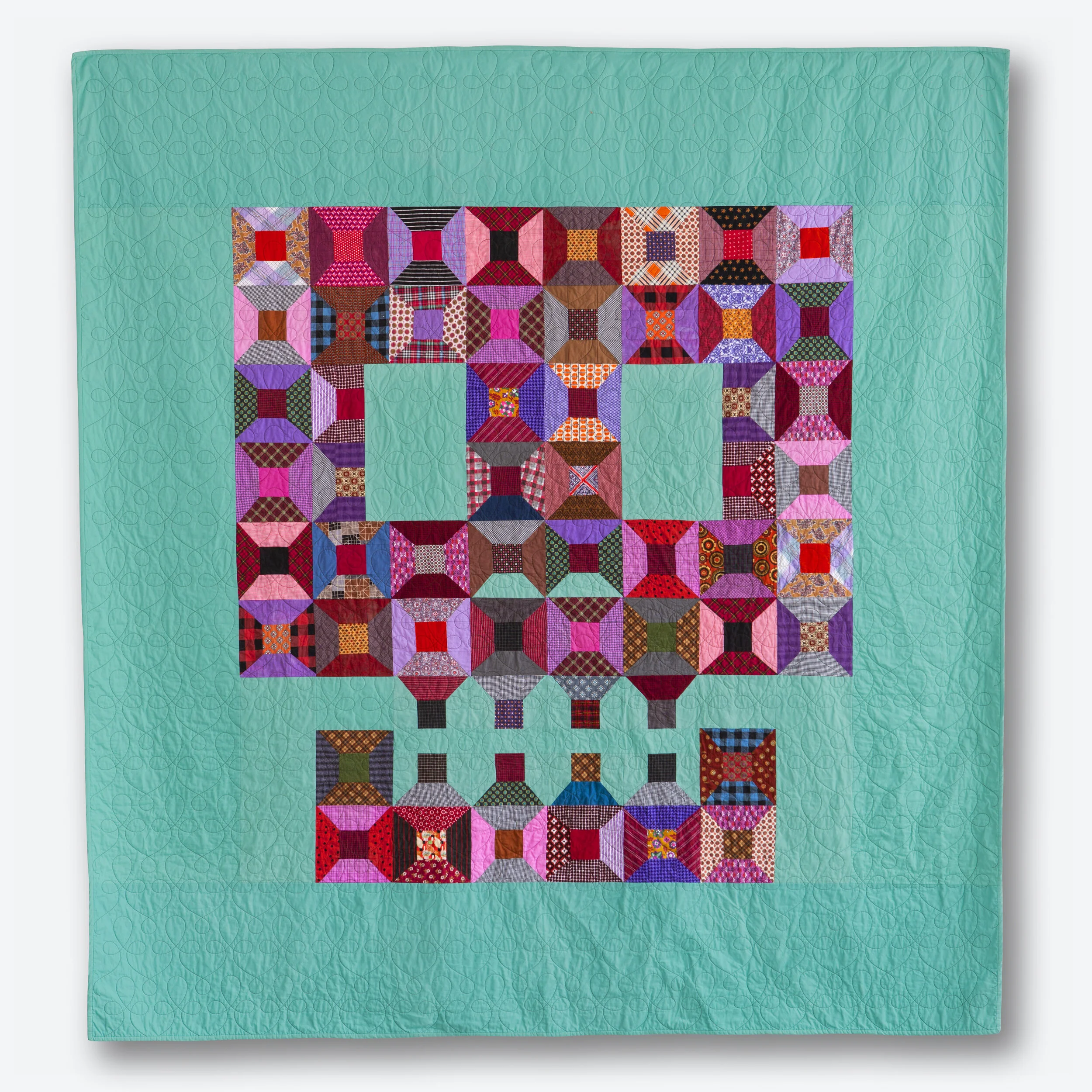 ^ If Not Us Than Who / 94" x 98" / Spool of Dread pattern / 2019