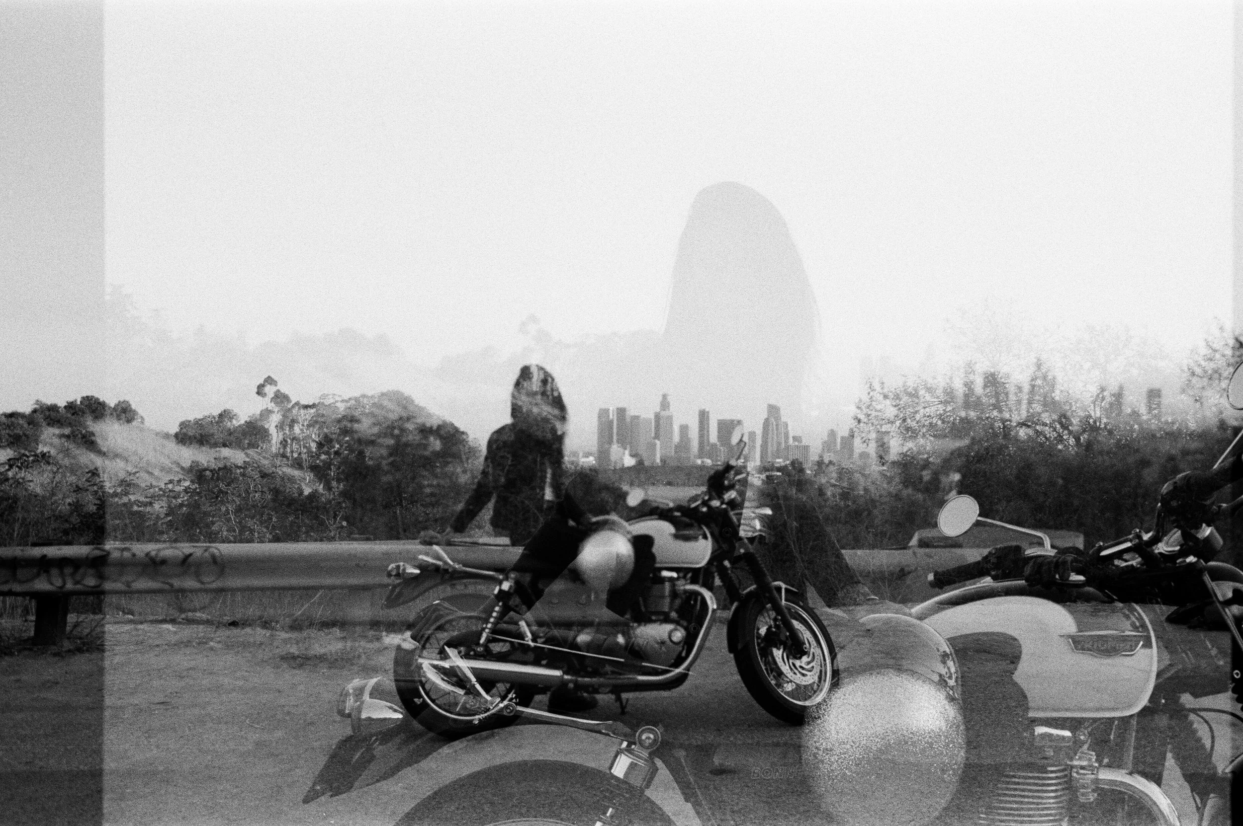 Motorcycle Babe Los Angeles // Laura Goldenberger