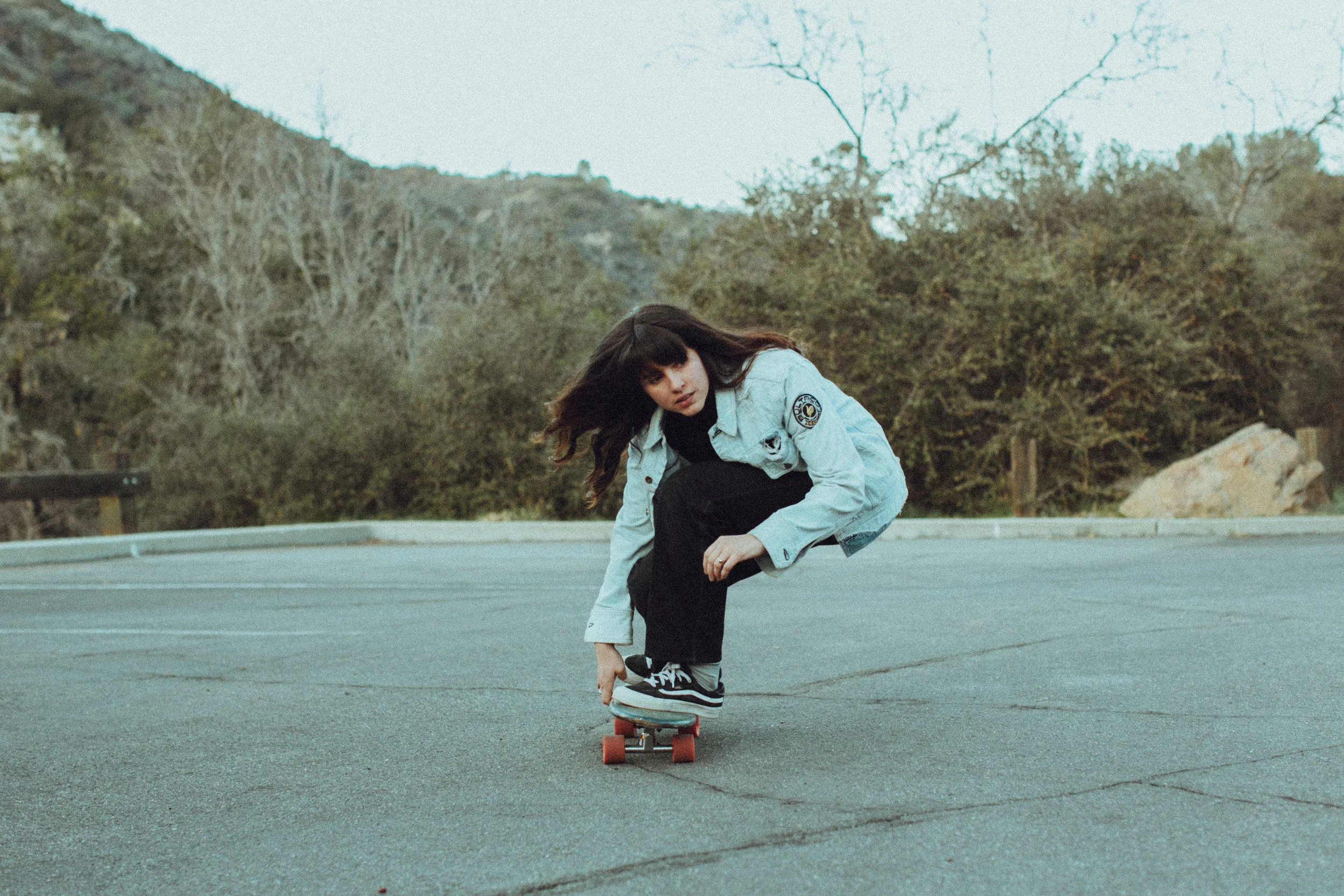Skateboard in Topanga Canyon // Laura Goldenberger