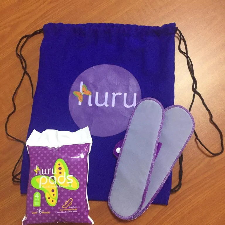 Reusable pads produced by Huru International