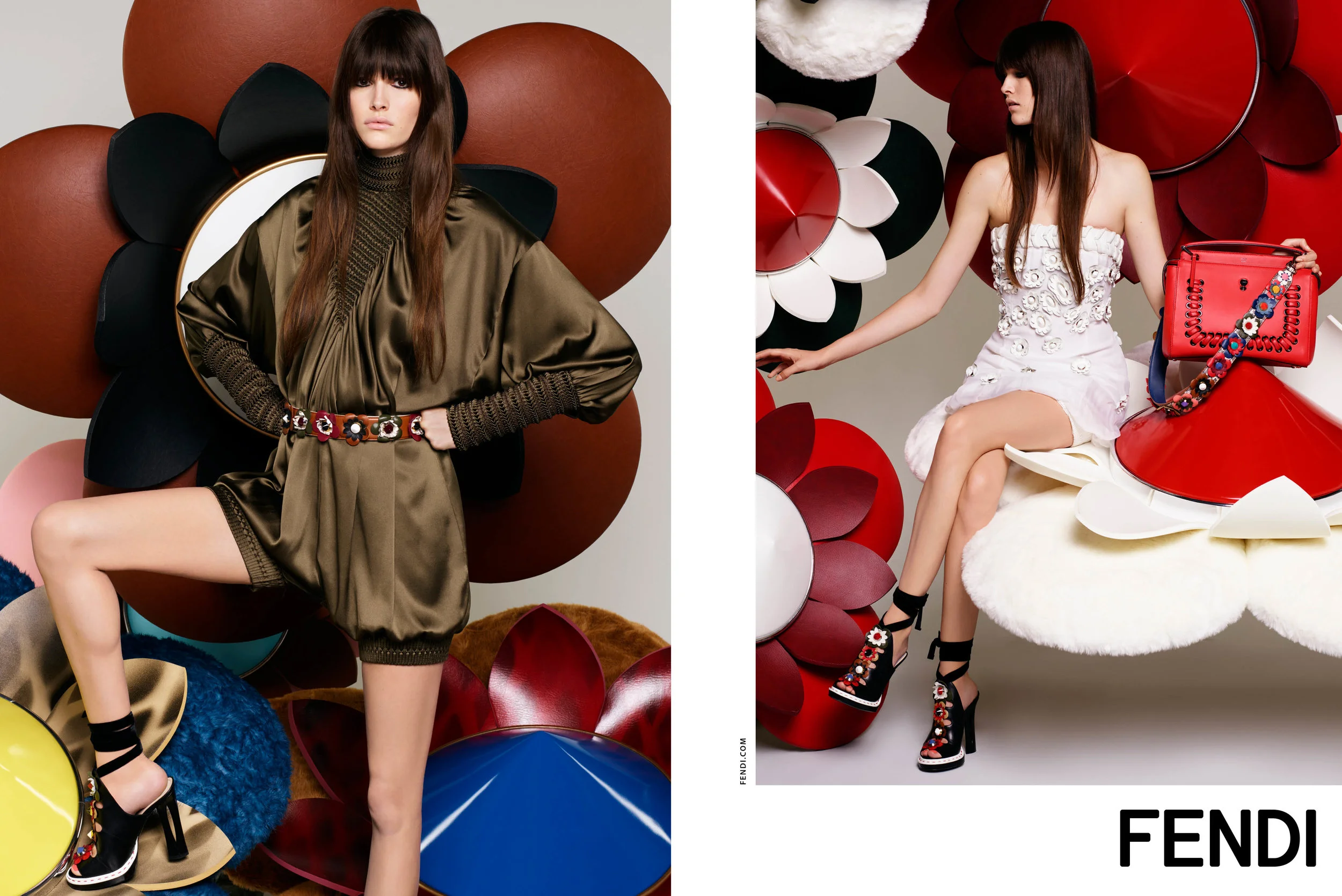 #fendi #karllagerfeld #ss16 #campaign #fashion #ediecampbell #vanessamoody #charlottestockdale #amandaharlech #jimkaemmerling #peterphillips #sammcknight