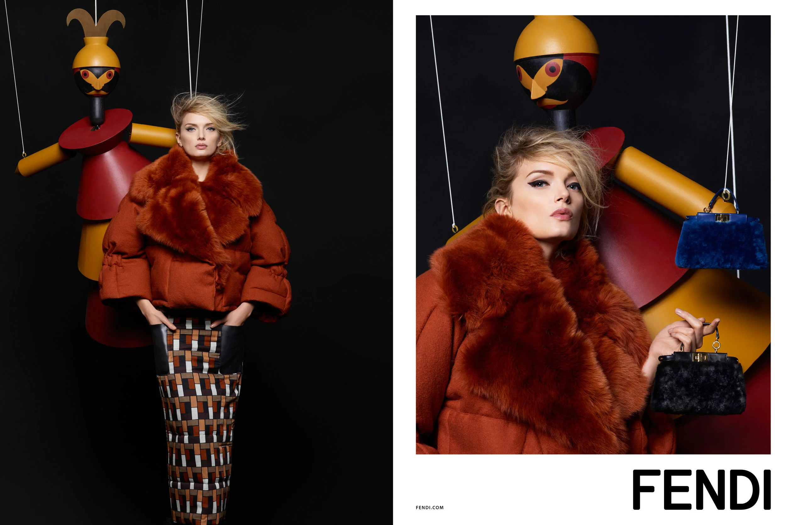 #fendi #karllagerfeld #fw15 #campaign #fashion #kendalljenner #lilydonaldson #charlottestockdale #amandaharlech #jimkaemmerling #peterphillips #sammcknight