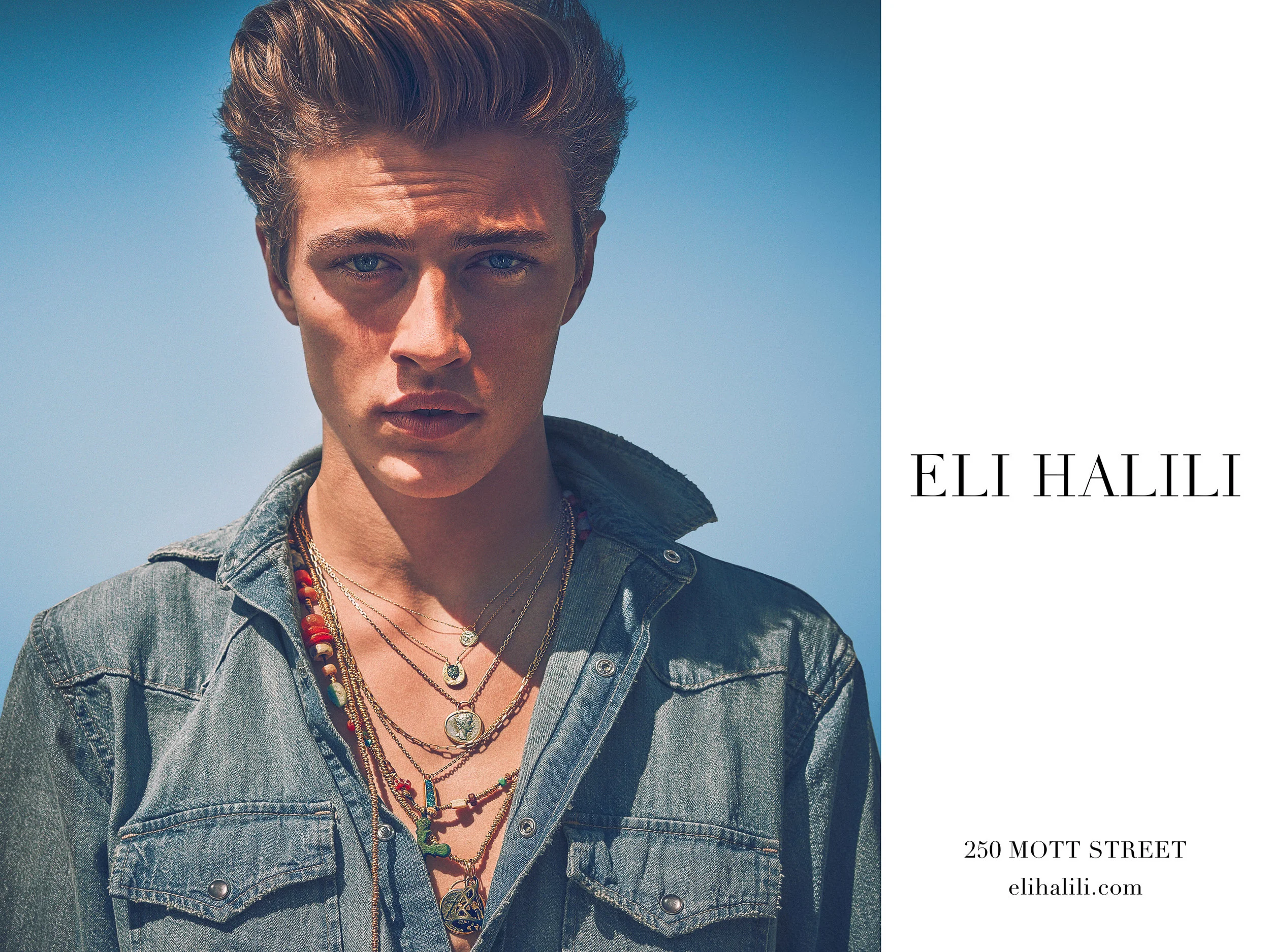 #elihalili #jewelry #campaign #guyaroch #luckyblue #fashion #jimkaemmerling