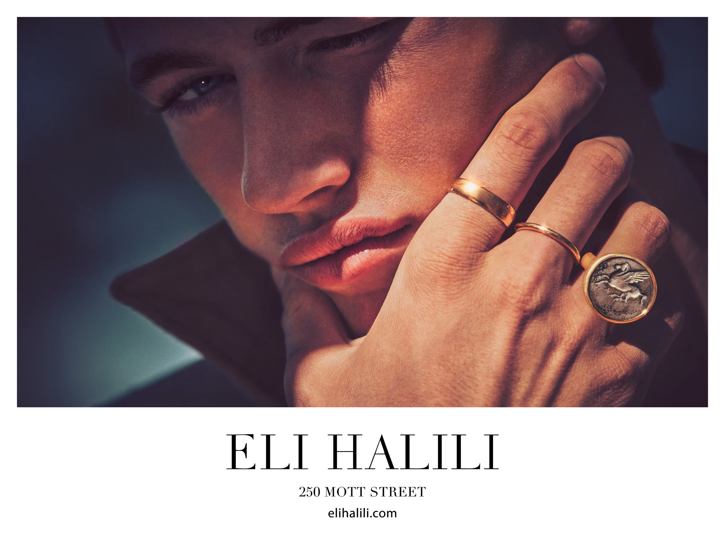 #elihalili #jewelry #campaign #guyaroch #luckyblue #fashion #jimkaemmerling