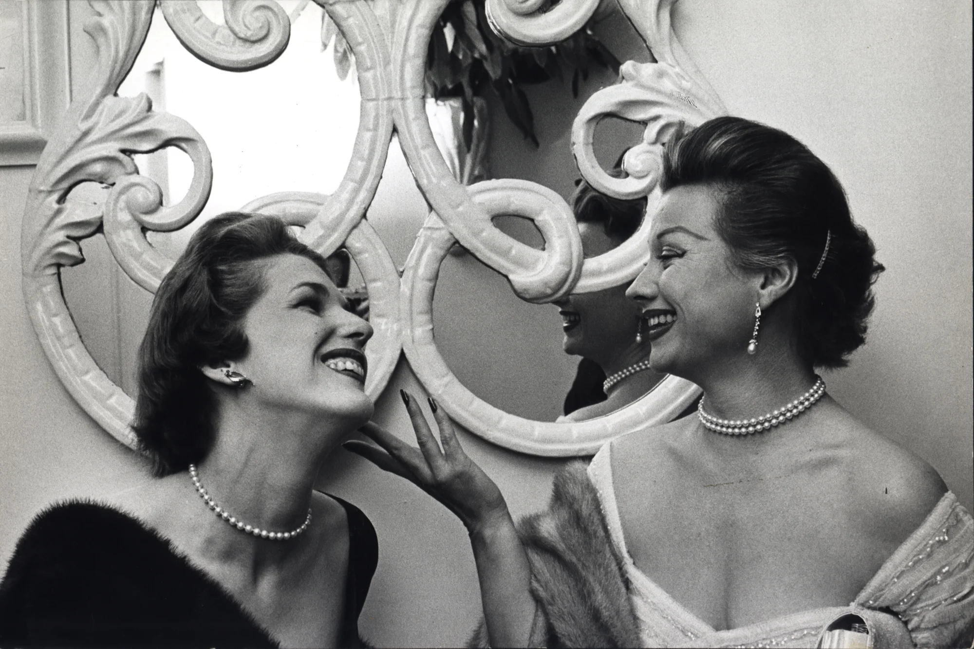 Two Women, El Morocco, New York City, ca. 1954 | Dan Weiner Courtesy Steven Kasher Gallery, New York