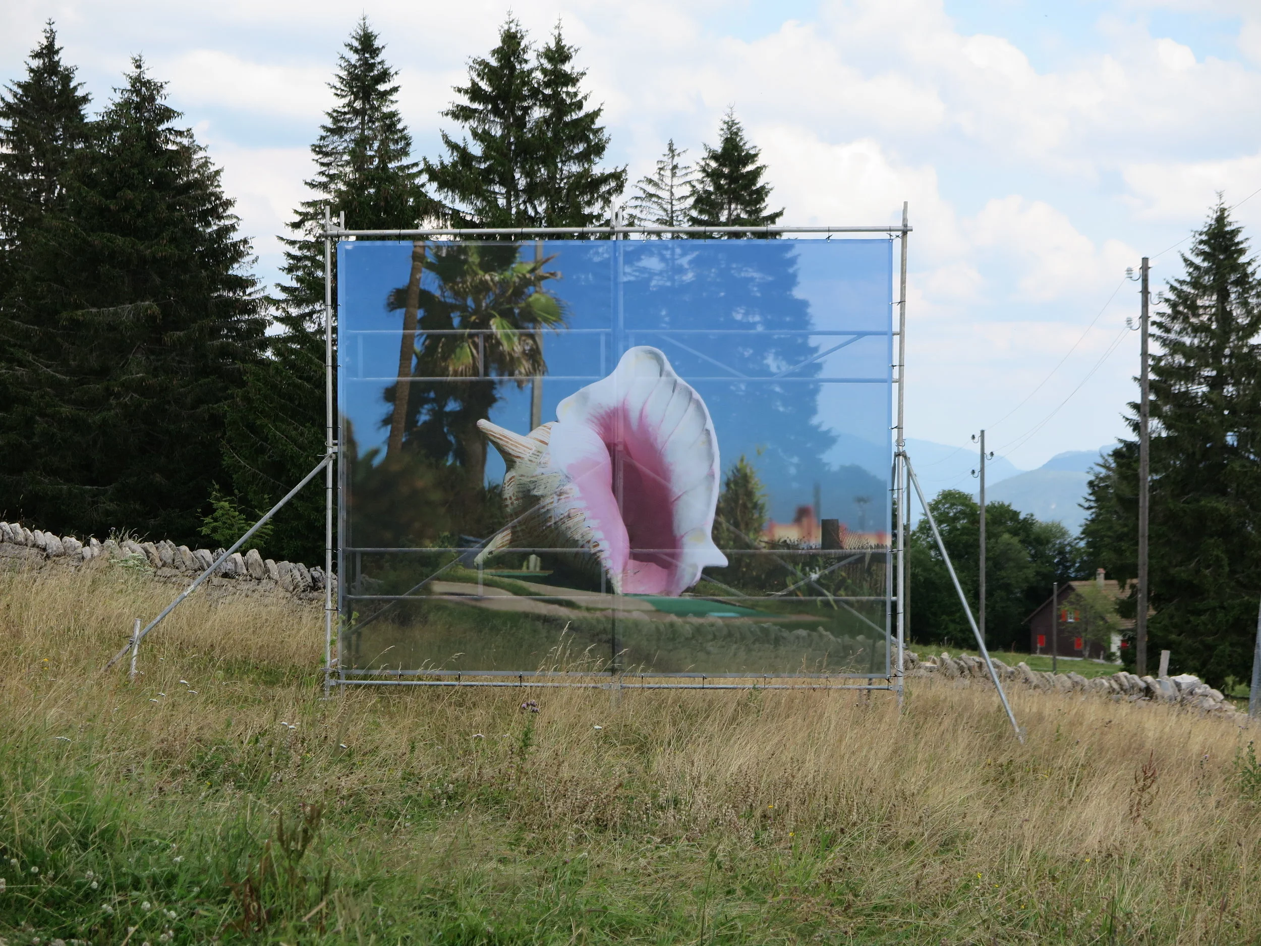 Grossformate auf dem Mont Soleil