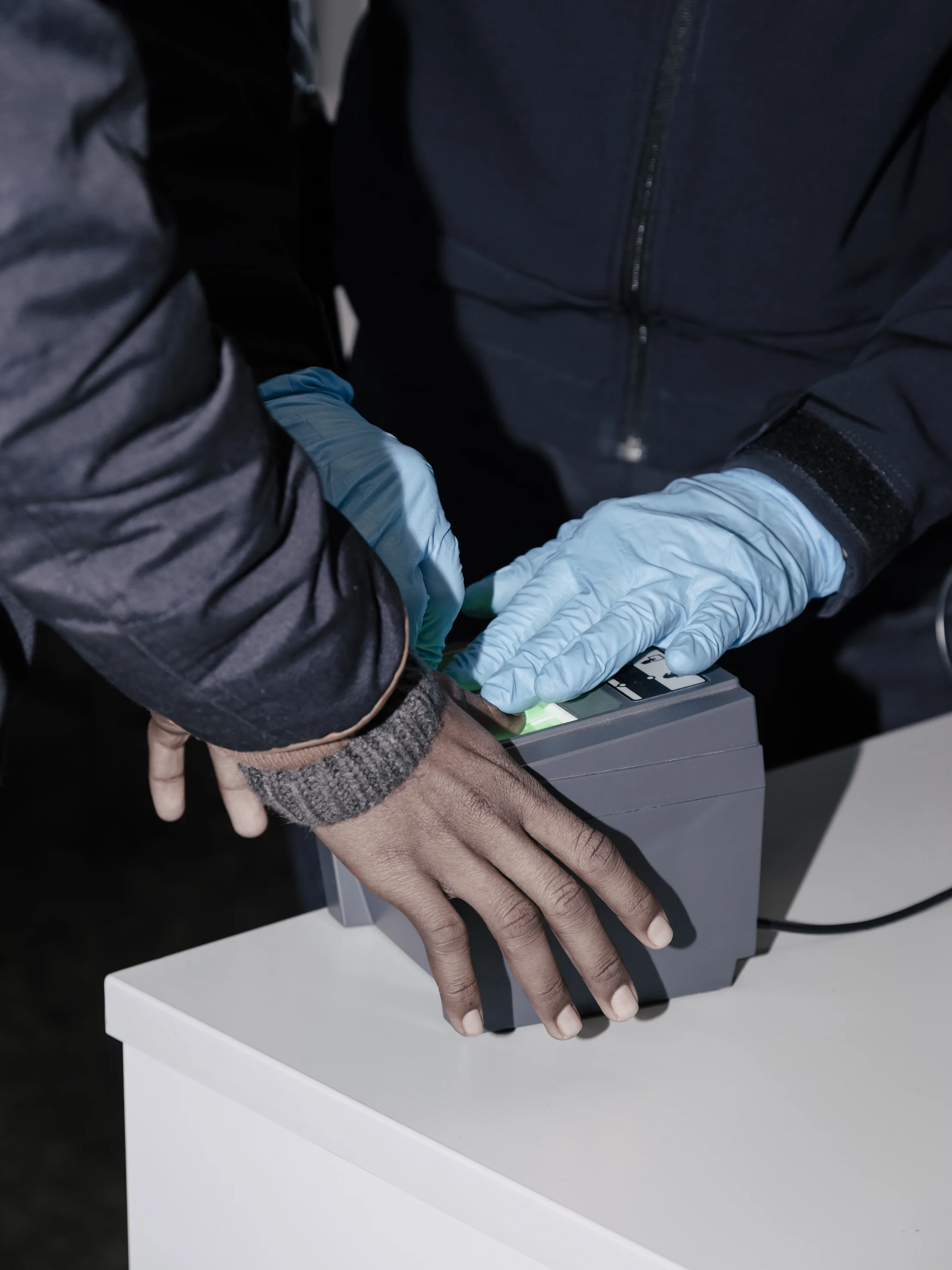 Schweizer Grenze, Chiasso, 2016, aus der Serie «How to Secure a Country», 2014–2018 © Salvatore Vitale